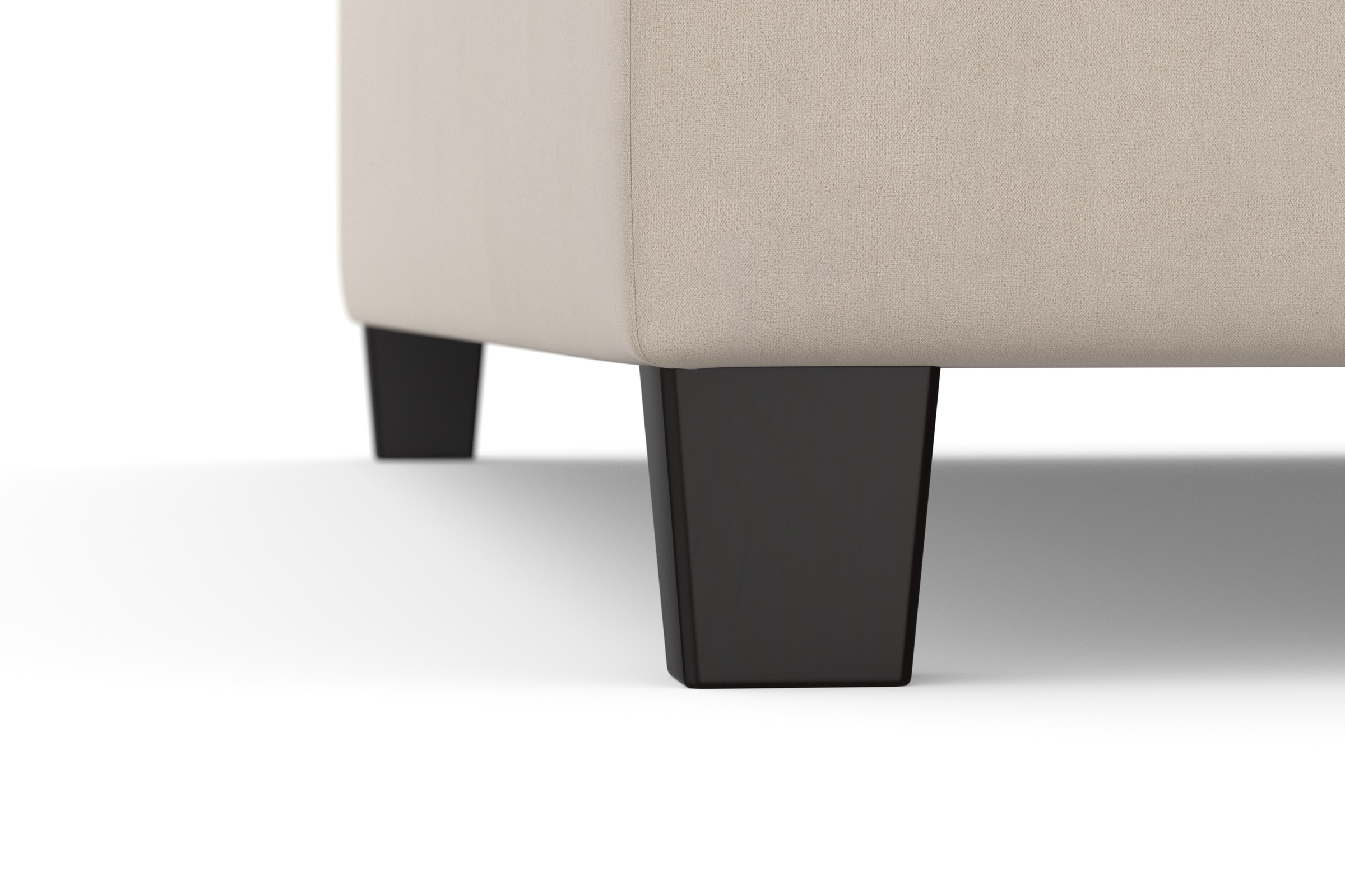 DOMO collection Ecksofa »Florentina zeitlos und elegant, Sitznähte als Designelement, L-Form«, wahlweise mit Bettfunktion, mit Kontrastnaht, Komfortsitzhöhe 47cm