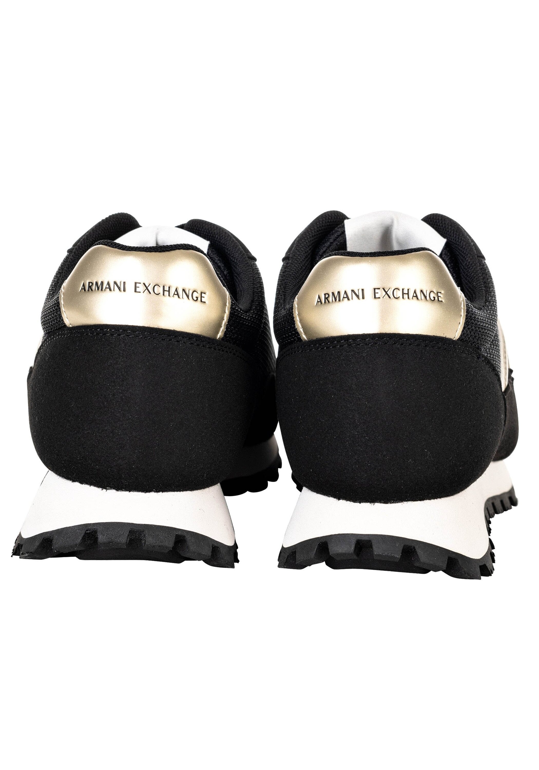 Giorgio Armani Exchange XW002150 Low-top Sneaker Black/Pale Gold EU 40 3