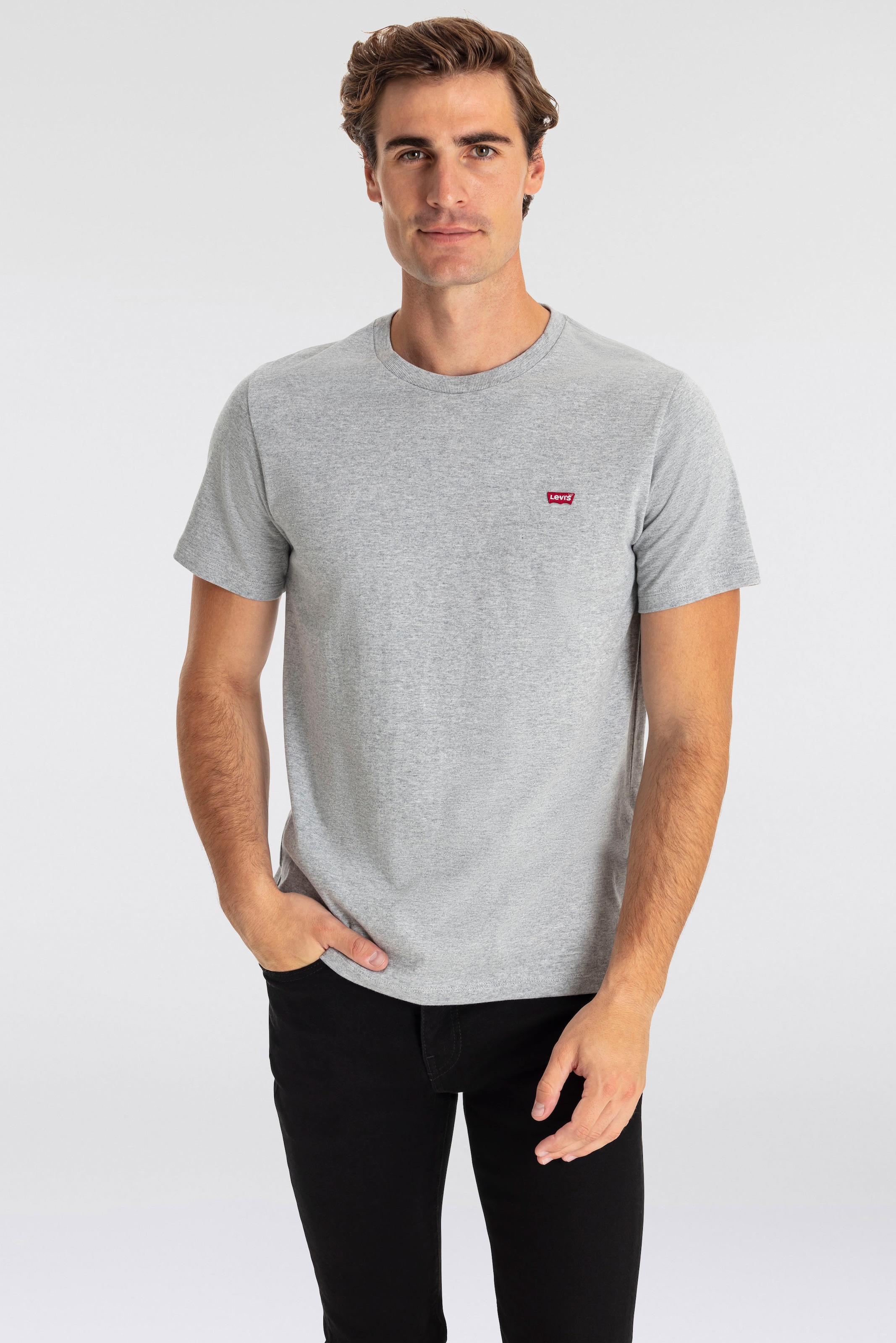 Levis "ORIGINAL HM TEE" mit Logo Print günstig online kaufen
