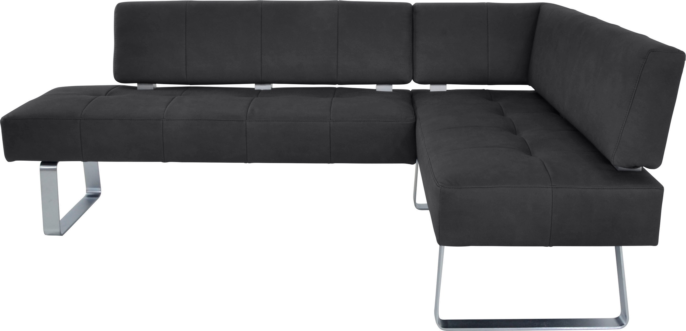 K+W Komfort & Wohnen Eckbankgruppe »Spider II« Set, 4 Stk. tlg. langer Schenkel 227cm, 2 Freischwinger, Auszugstisch in Breite 130 cm