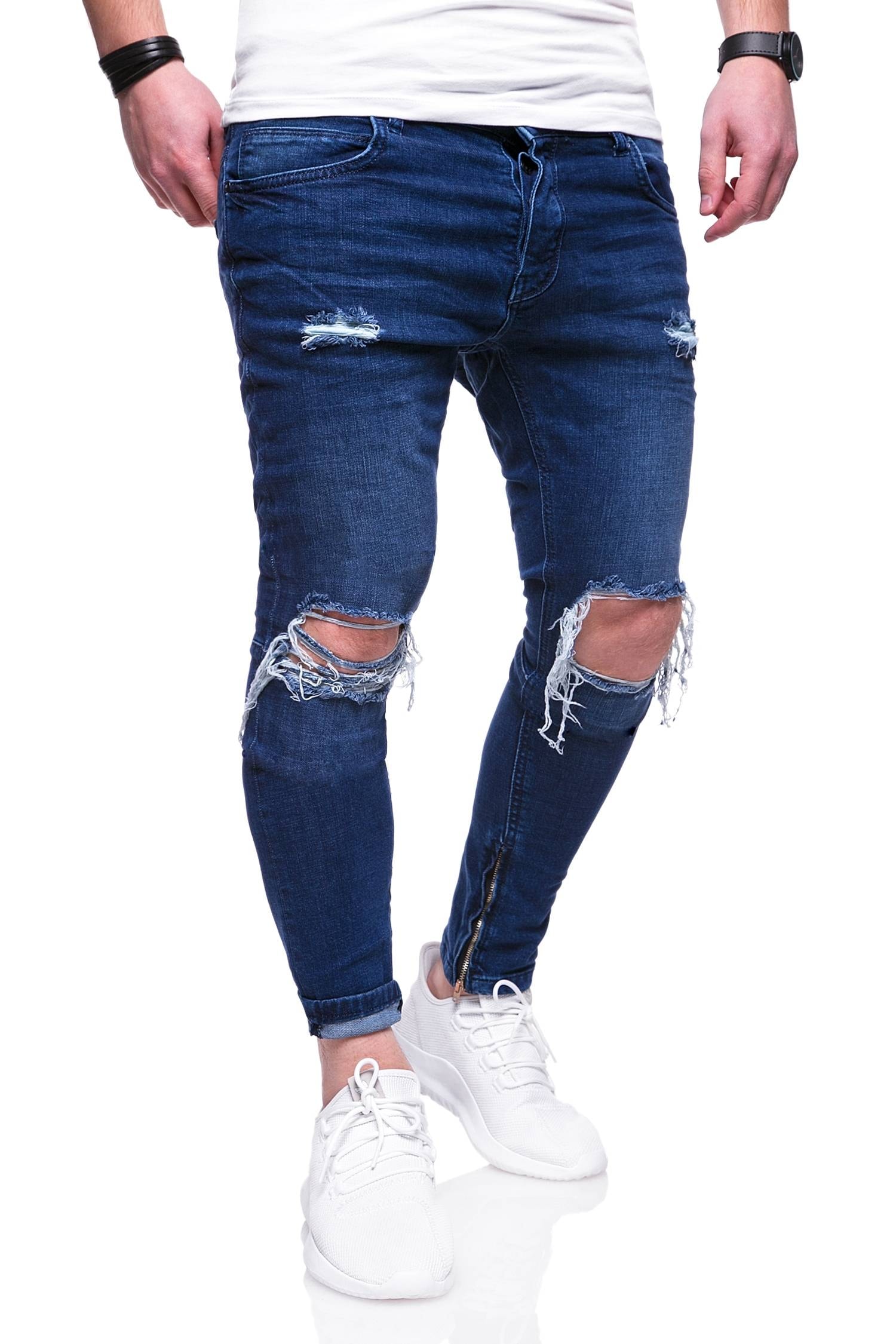 behype Röhrenjeans "SPIKE", (1 tlg.), im Used-Look günstig online kaufen