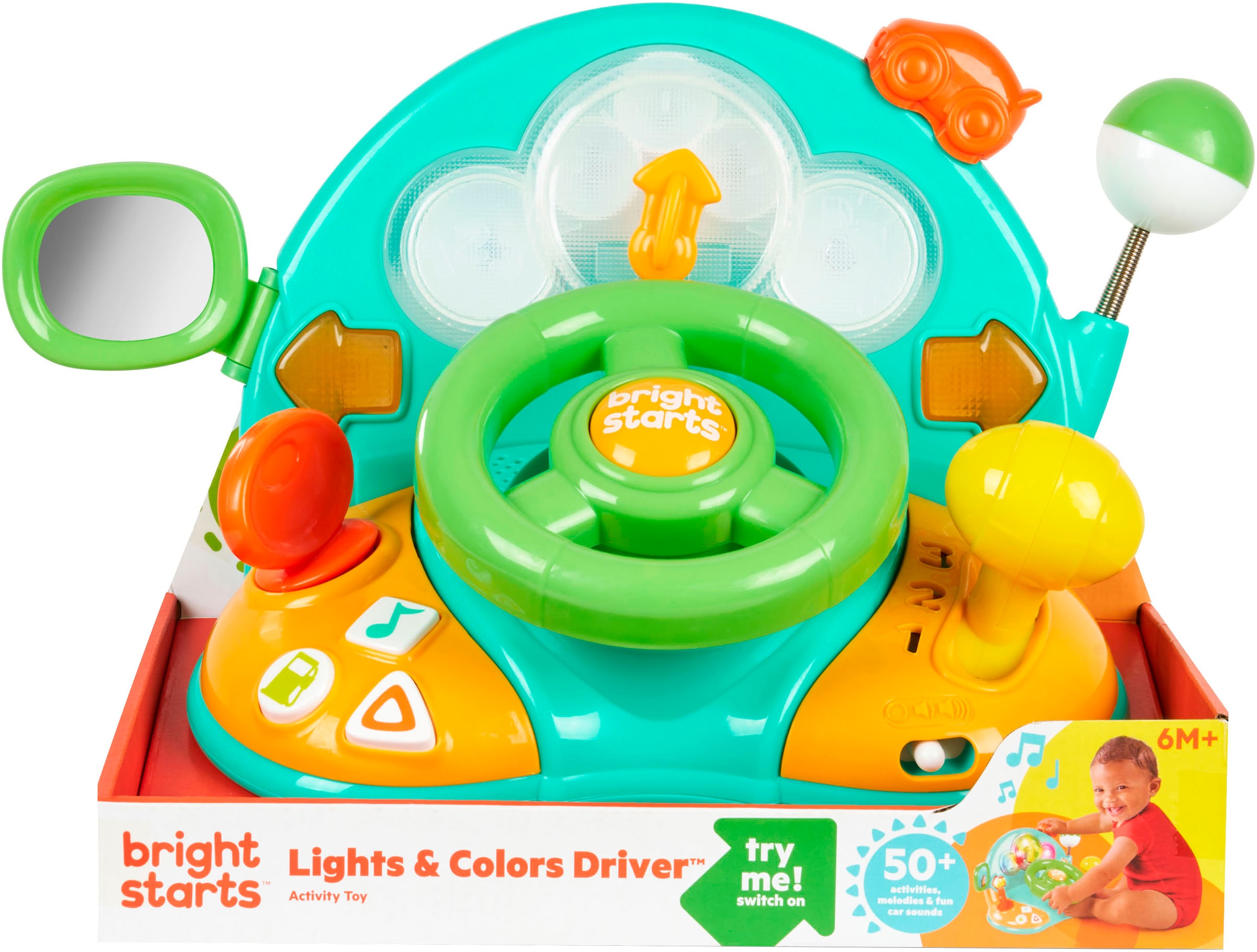 Bright Starts Lernspielzeug »Lights & Colors Driver™«, mit Licht und Sound