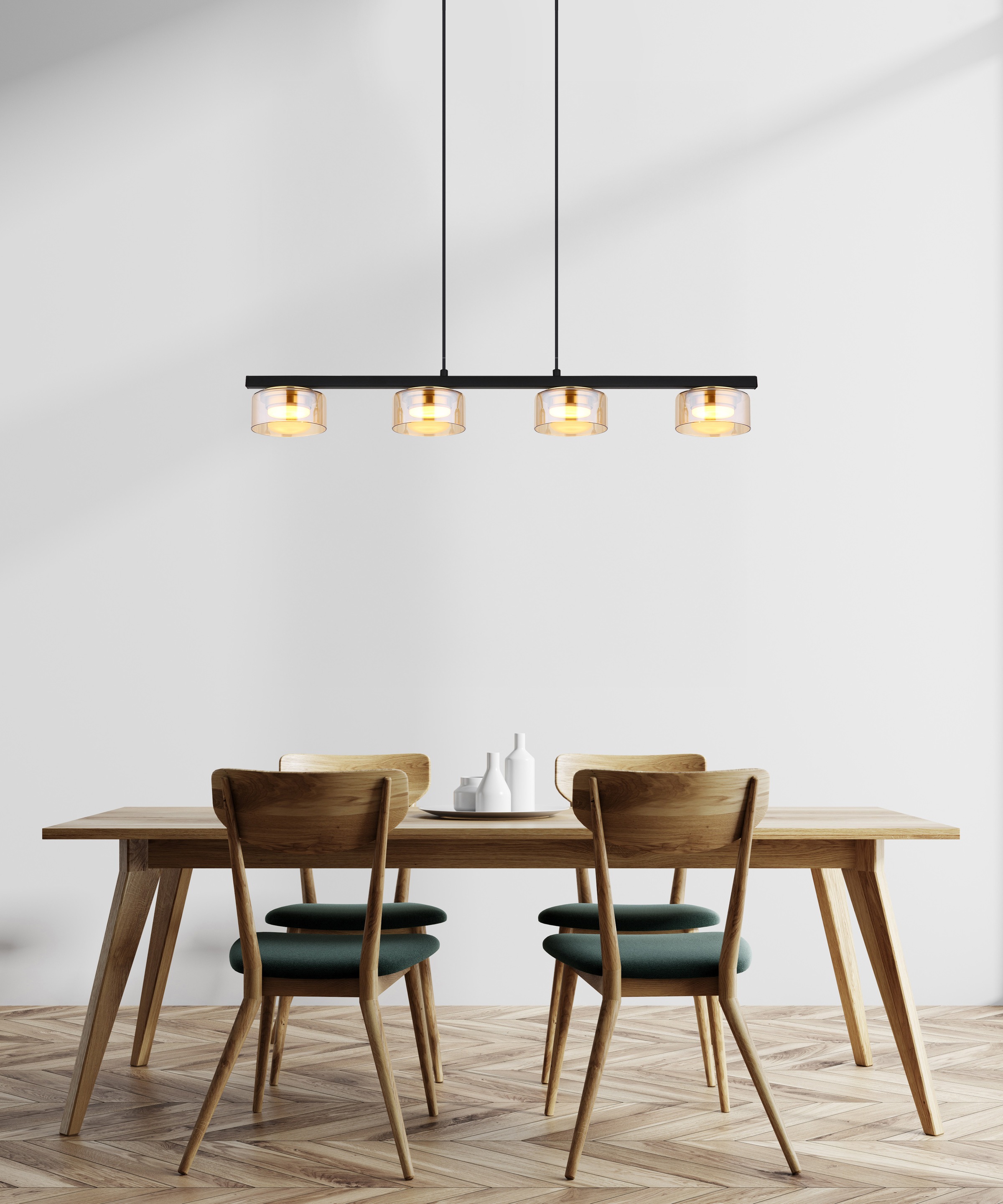 GLOBO LIGHTING Hängeleuchte »HIGGINS« GX53 1 Stk. Extra-Warmweiß Hängelampe Esszimmer-Leuchte Esstischleuchte Wohnzimmer