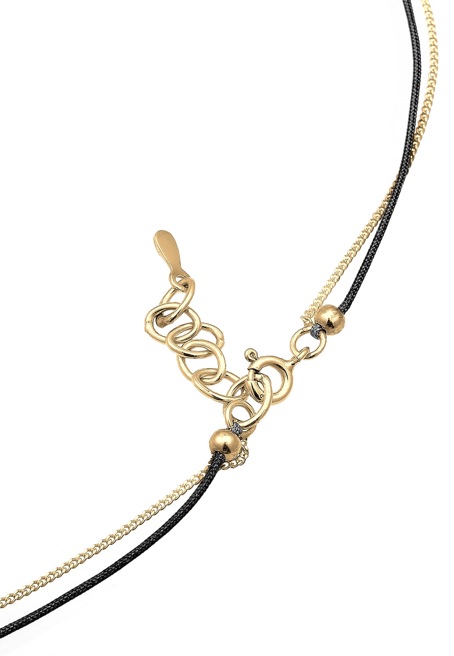 Elli Collier »Choker Layer Anhänger Dreieck 925 Sterling Silber«