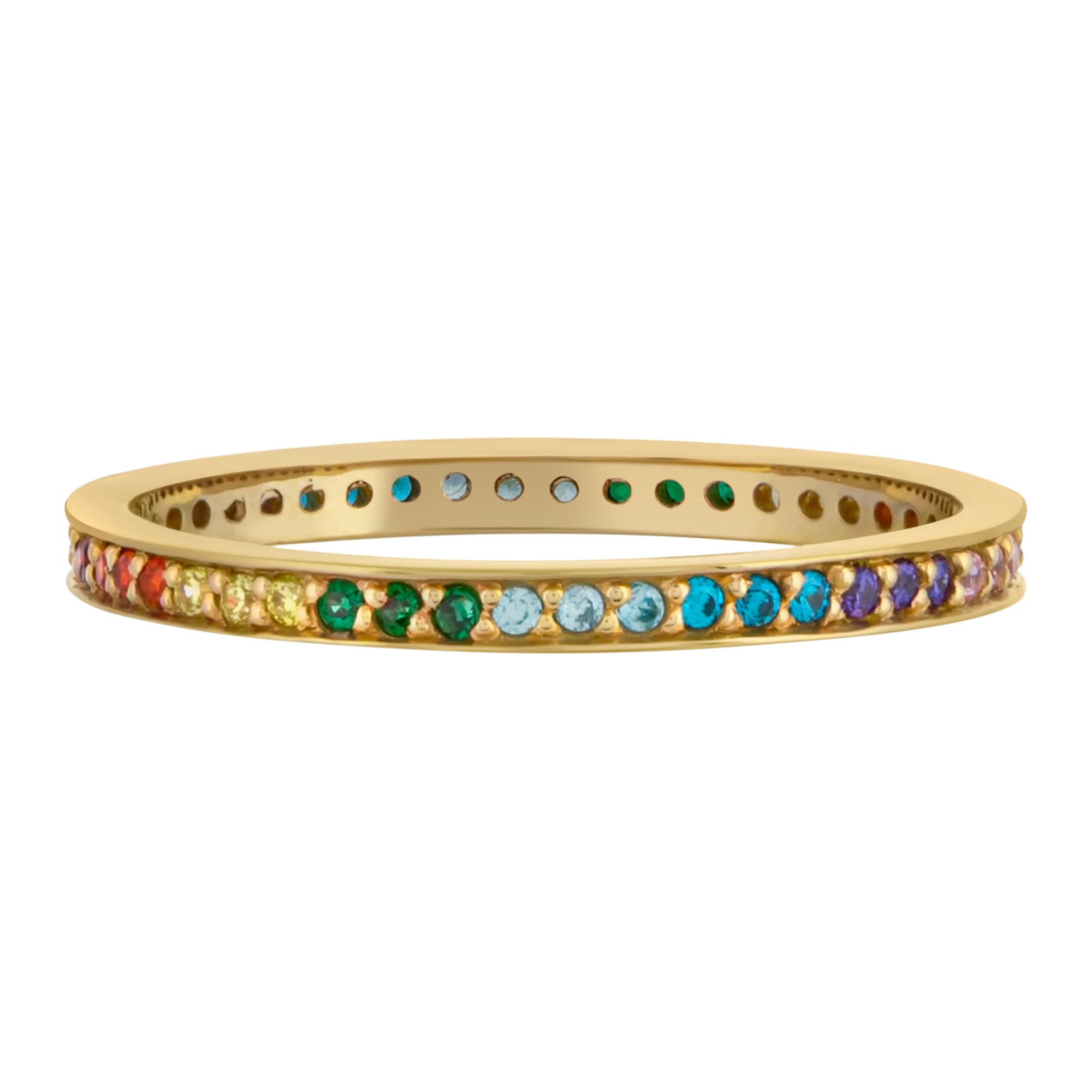 CAÏ Fingerring online Rainbow« bestellen Silber BAUR »925/- Sterling | Zirkonia vergoldet