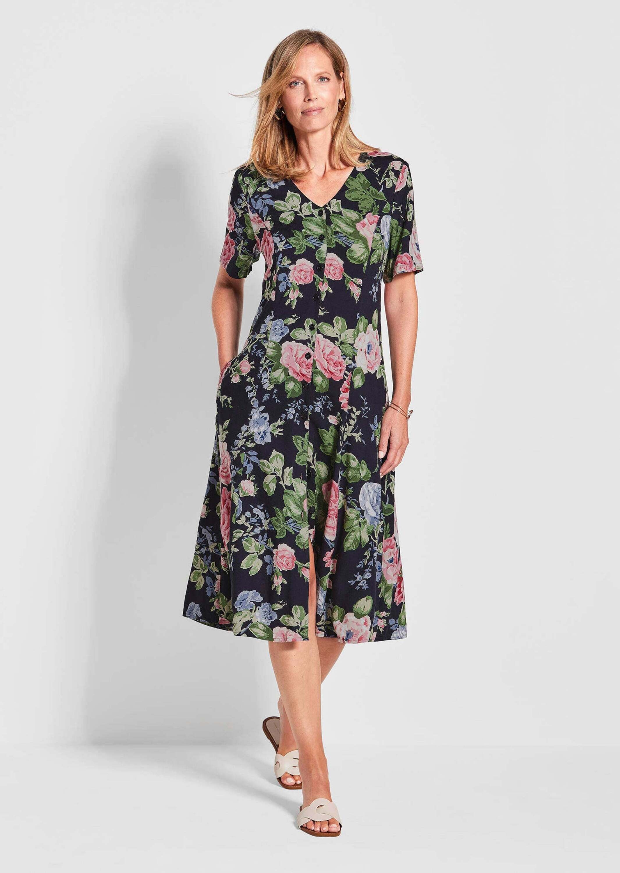 GOLDNER Sommerkleid "Kurzgröße Kleid" günstig online kaufen