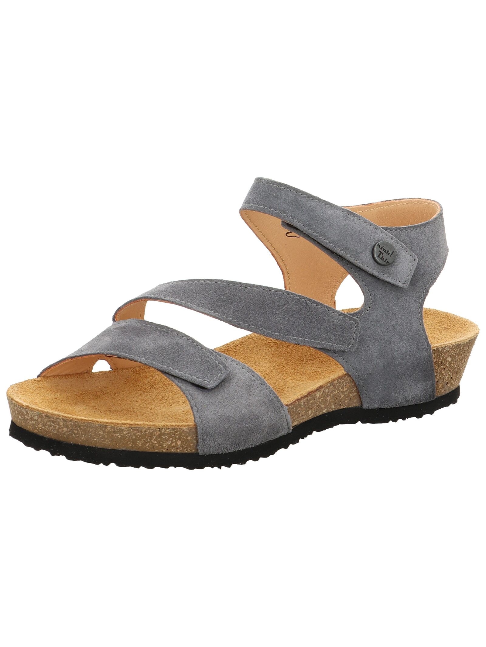 Think Riemchensandale "Think Sandalen Veloursleder" günstig online kaufen