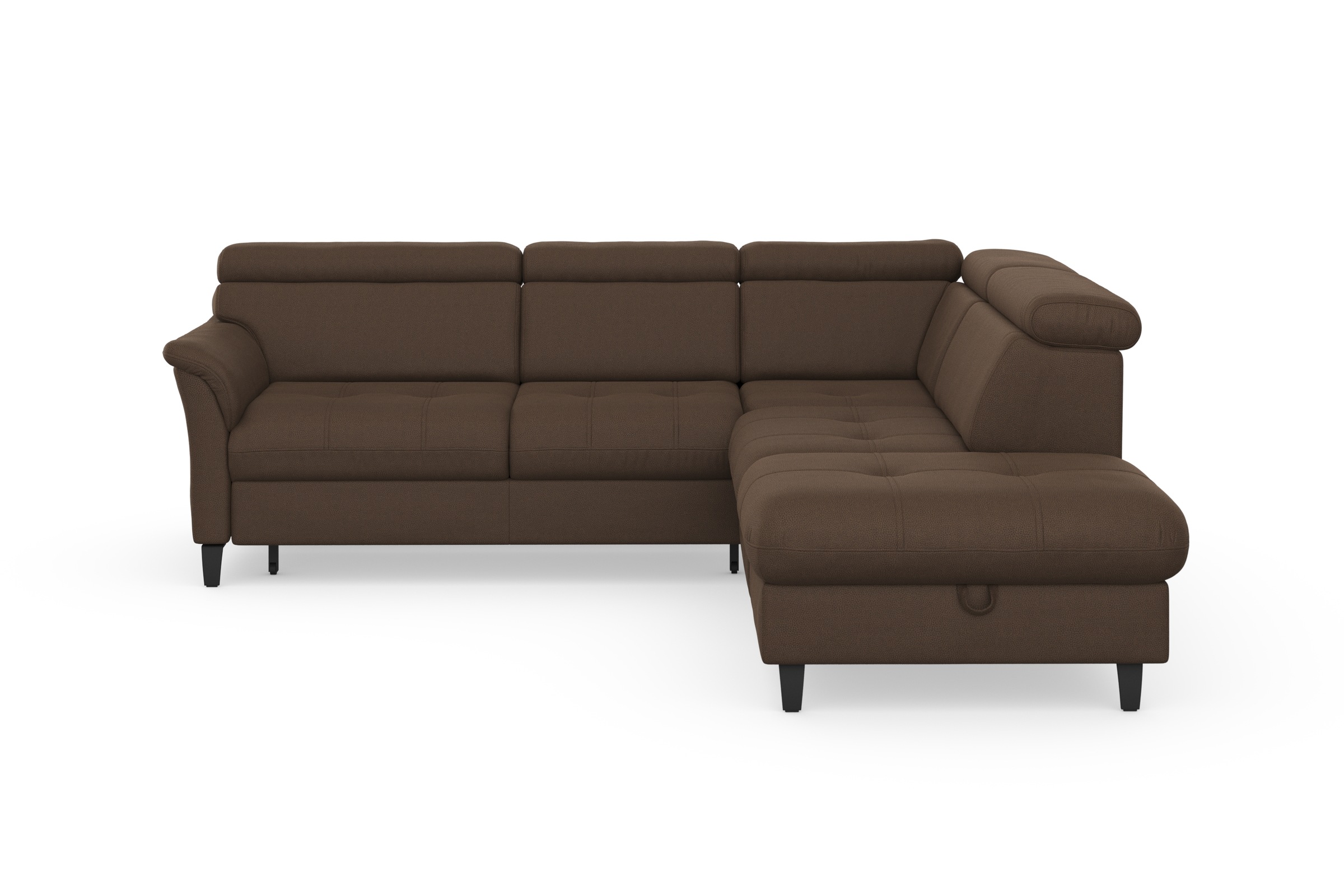 sit&more Ecksofa "Marano L-Form" inklusive Kopfteilverstellung, optional Schlaffunktion & Bettkasten