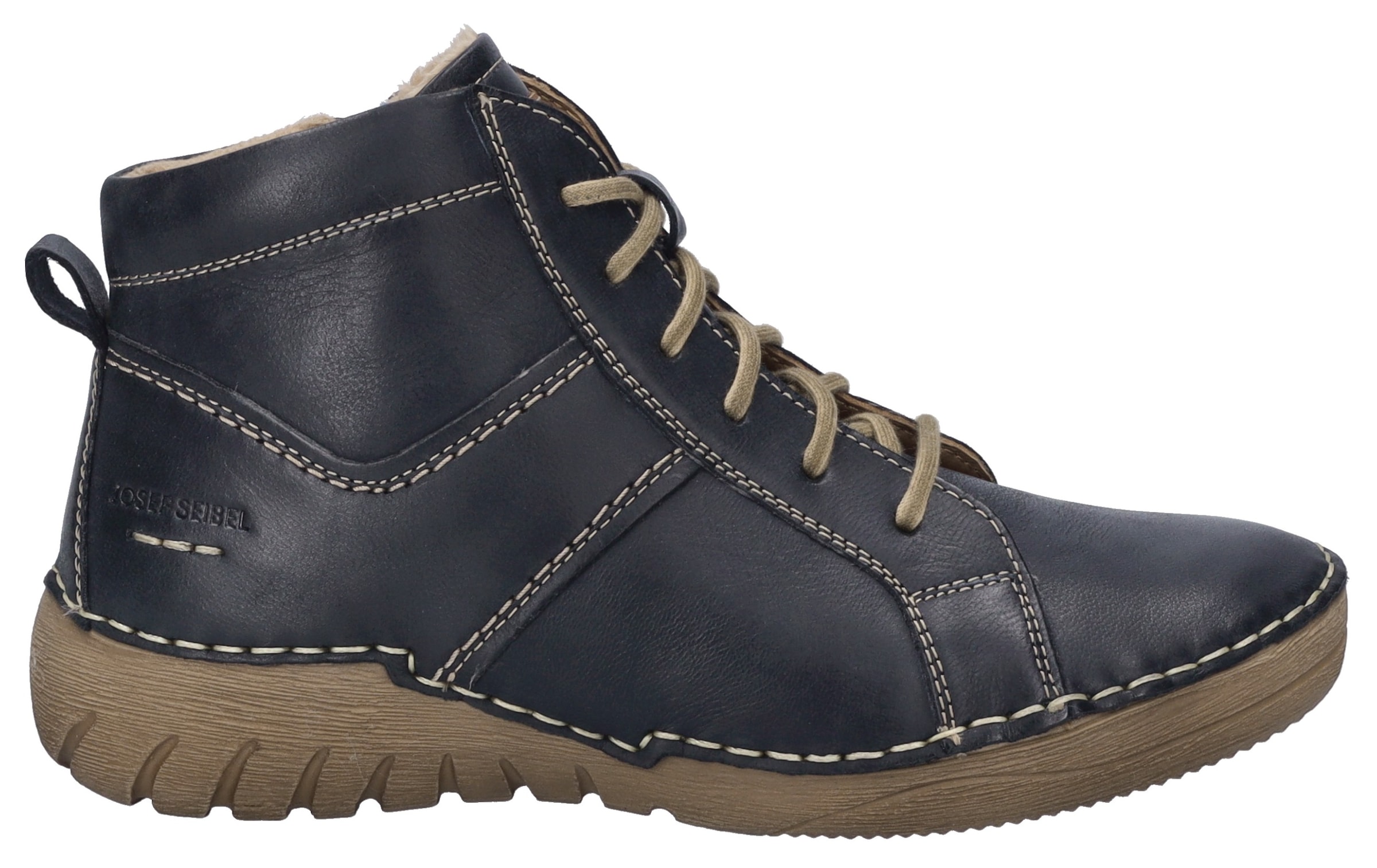 Josef Seibel Schnürstiefelette »Felicia 01«, Schnürboots, Sneaker, Freizeitschuh mit modischer Ziernaht