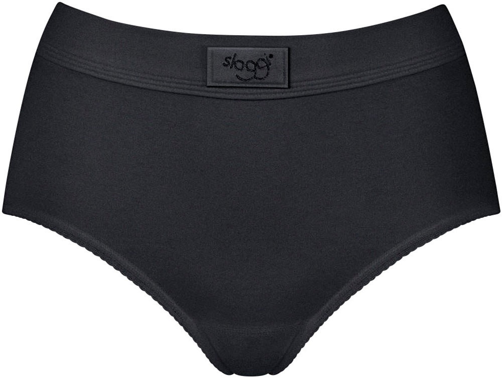 sloggi Maxislip »Double Comfort« 2er Pack,  Baumwollmix, elastisch, weich, sportlicher Look, atmungsaktiv