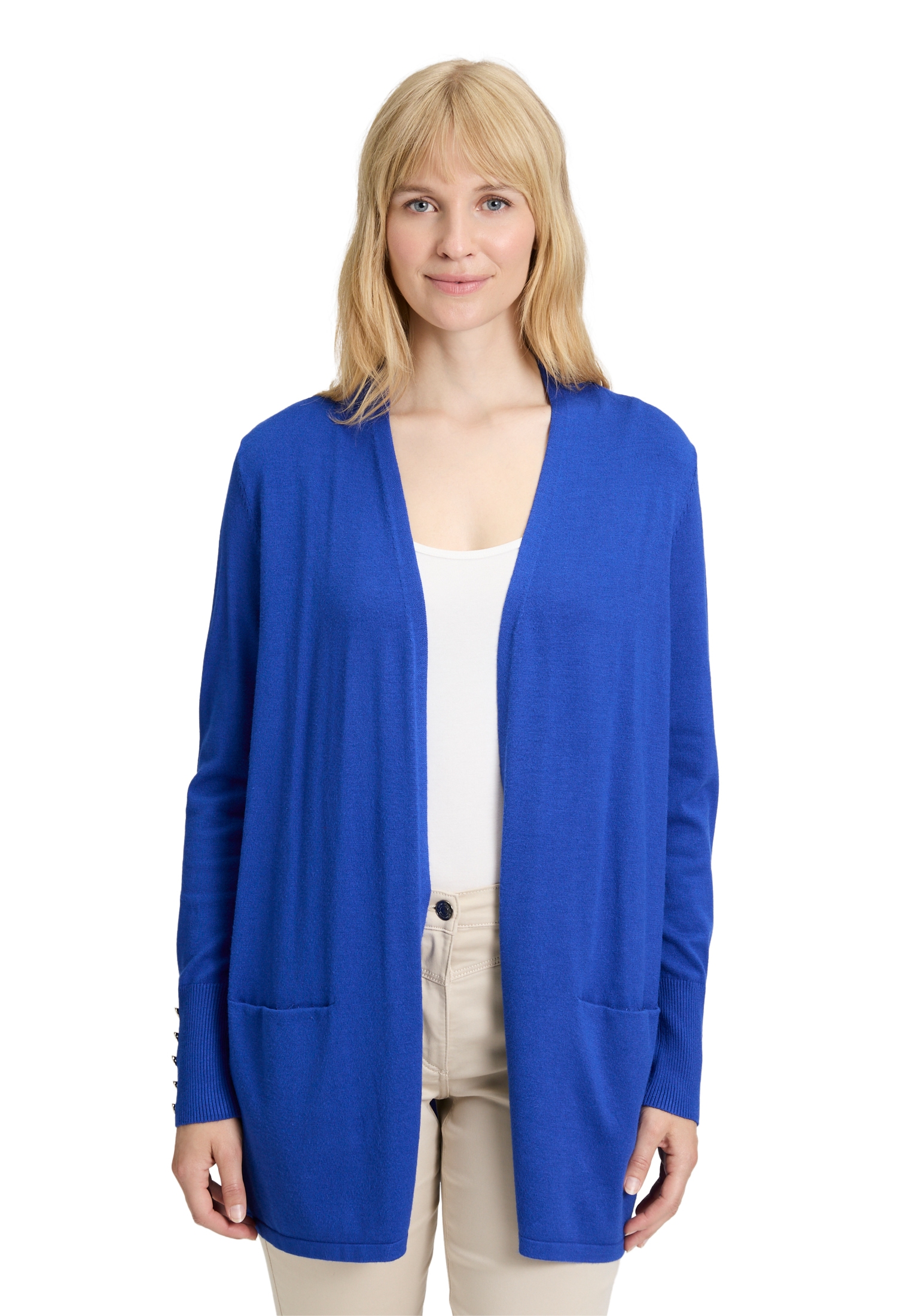 Betty Barclay Strickjacke "Damen Feinstrickjacke mit Taschen", 1 Stk. günstig online kaufen