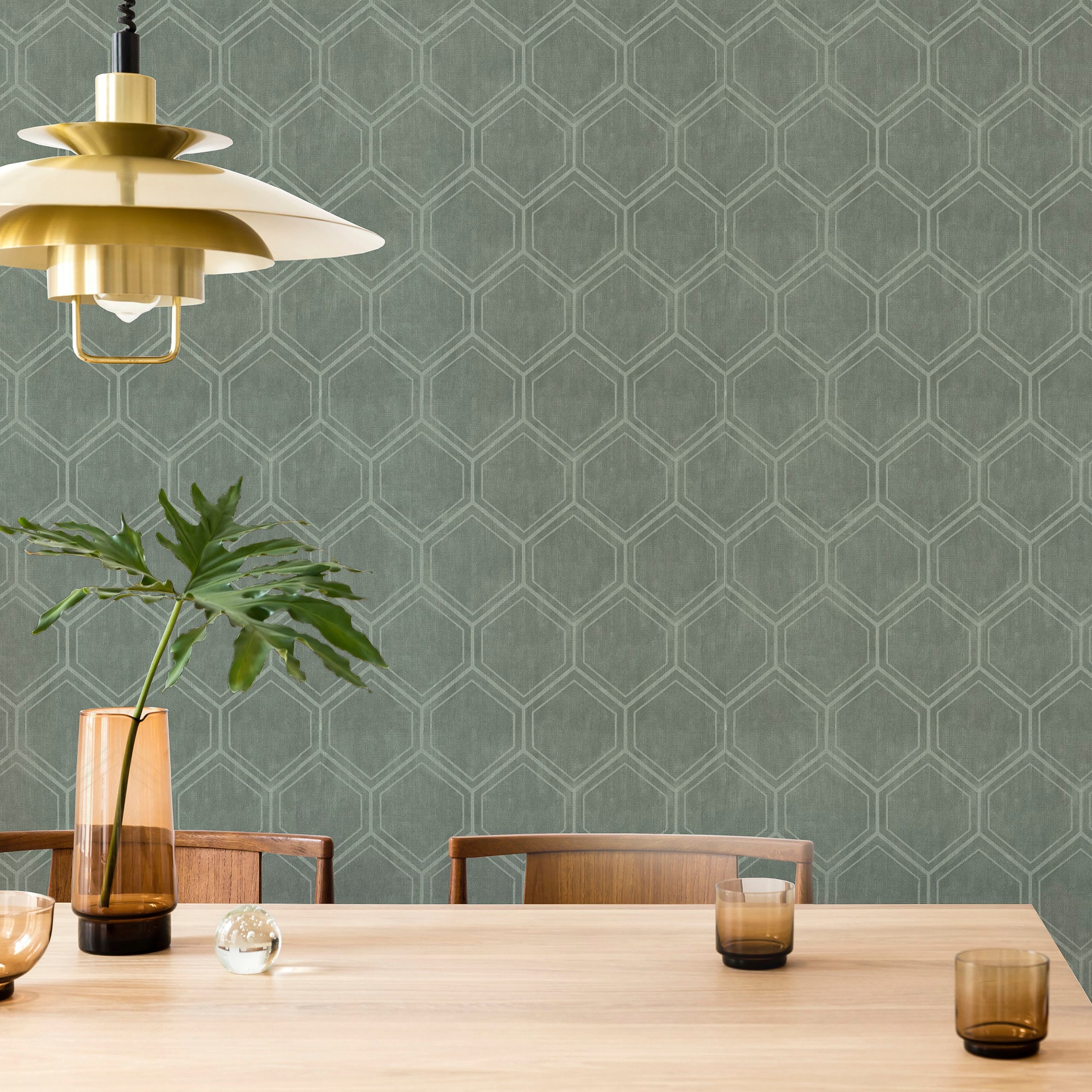Superfresco Easy Vliestapete »Hexagon« 3D-Optik texturiert 3D-Optik