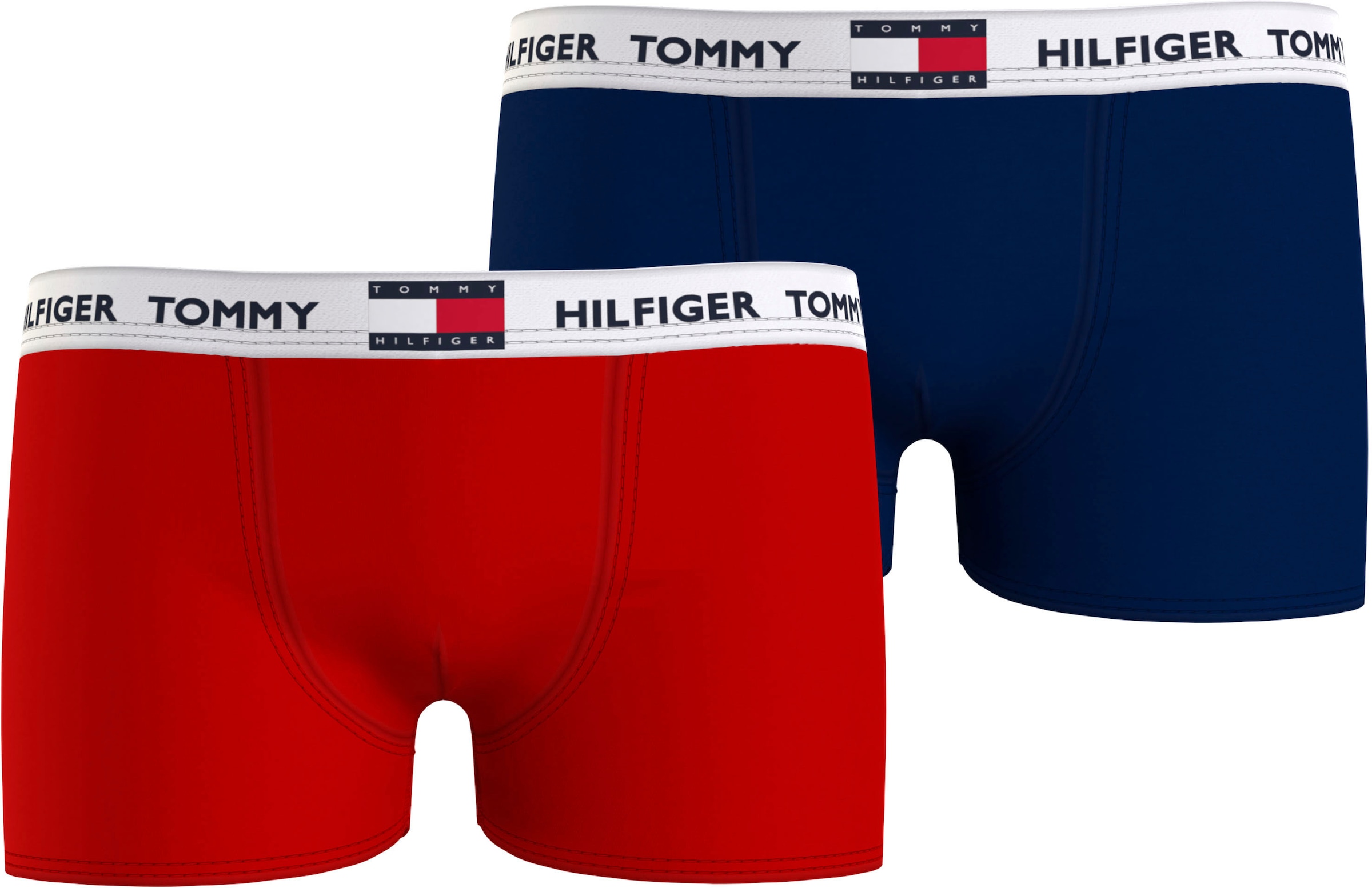 igen kompensere Forbindelse Tommy Hilfiger Underwear Boxershorts »2P TRUNK«, (Packung, 2 St.,  2er-Pack), mit Tommy Hilfiger Markenlabel | BAUR
