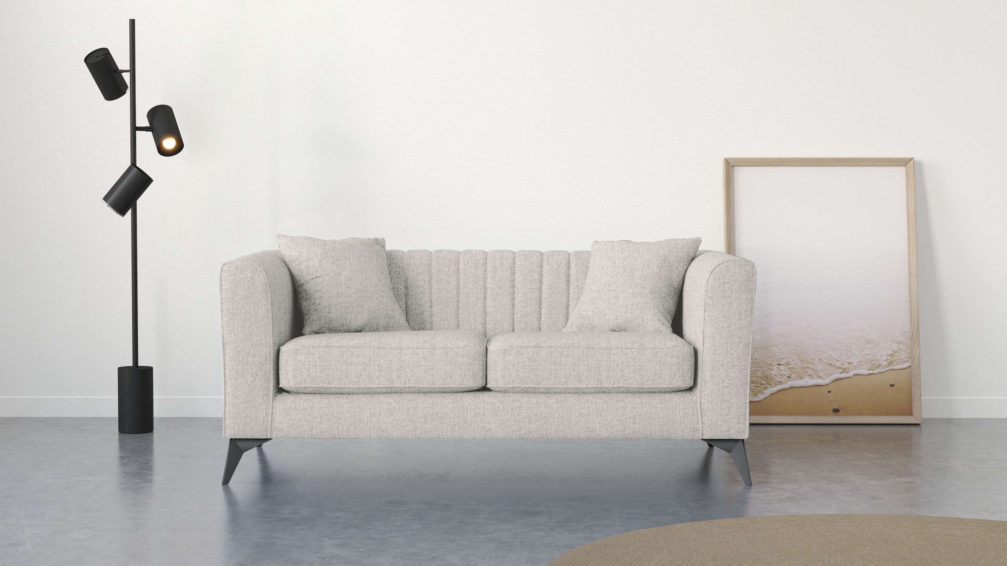 Places of Style 2-Sitzer "MATTHEW elegantes Designsofa, Maße B/T/H: 170/86/ günstig online kaufen