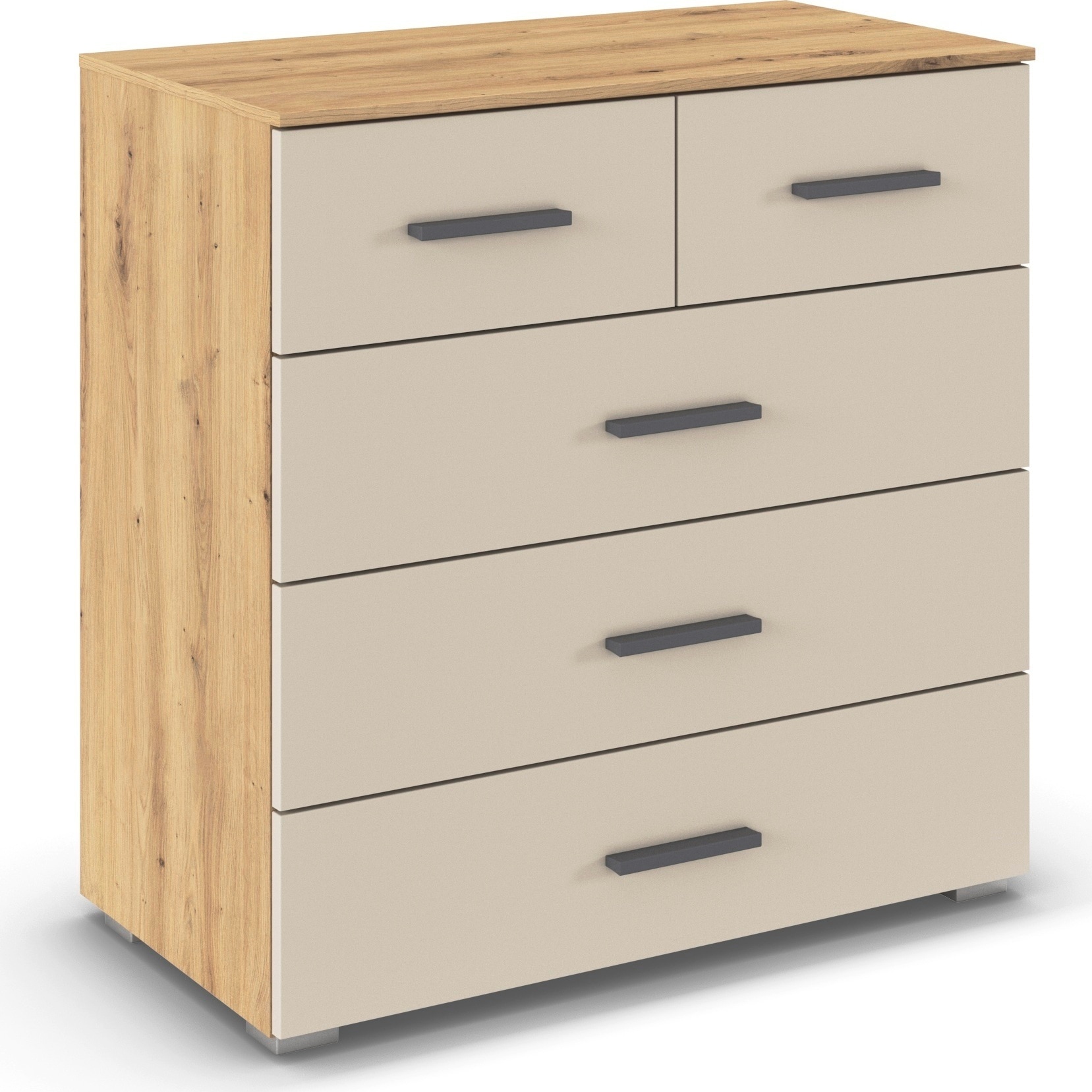 rauch Kommode "Gamma" Breite 80 cm / Höhe 81 cm, verschiedene Griffvariante günstig online kaufen