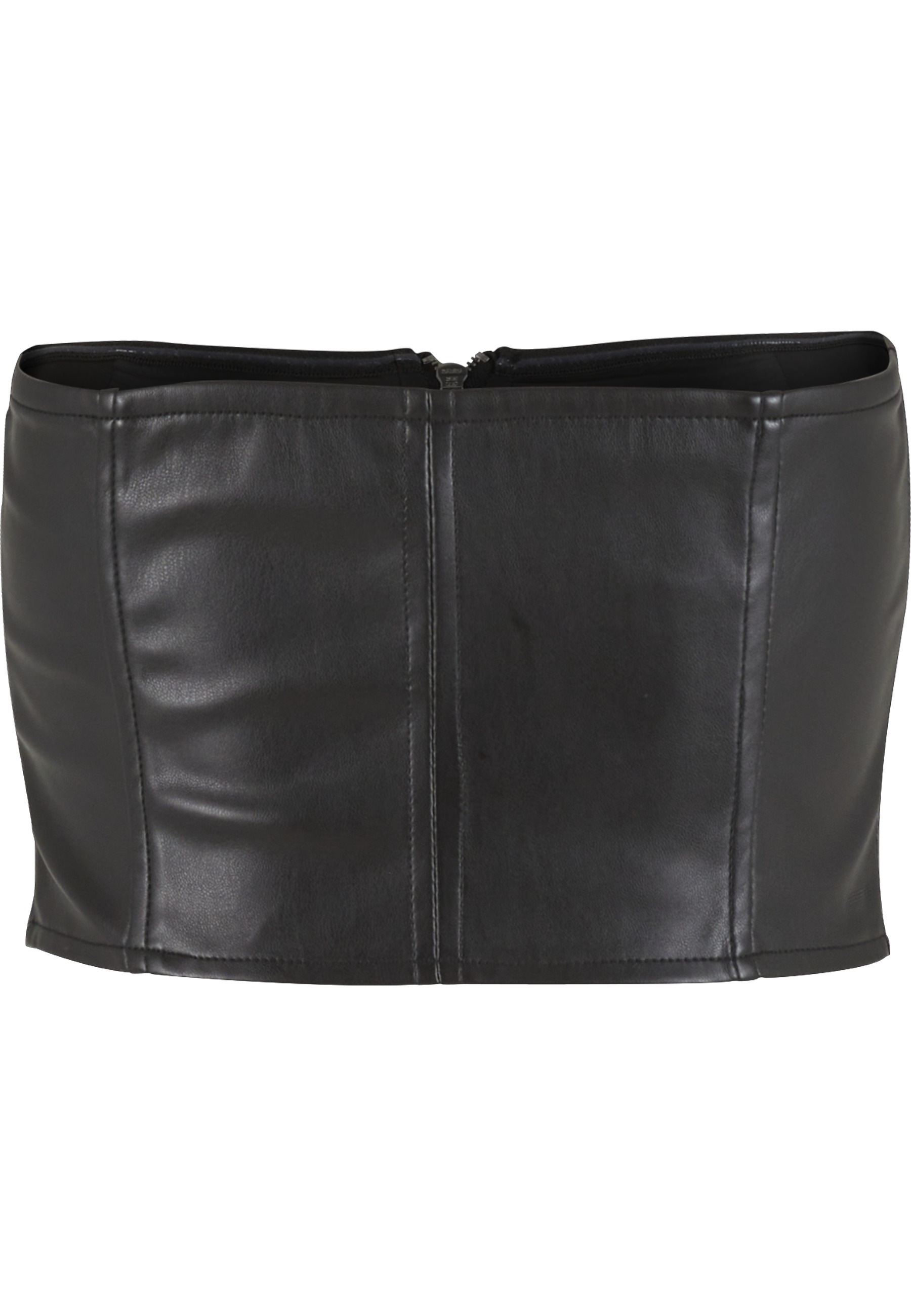 URBAN CLASSICS Tanktop "Urban Classics Ladies Synthetic Leather Bandeau Top günstig online kaufen