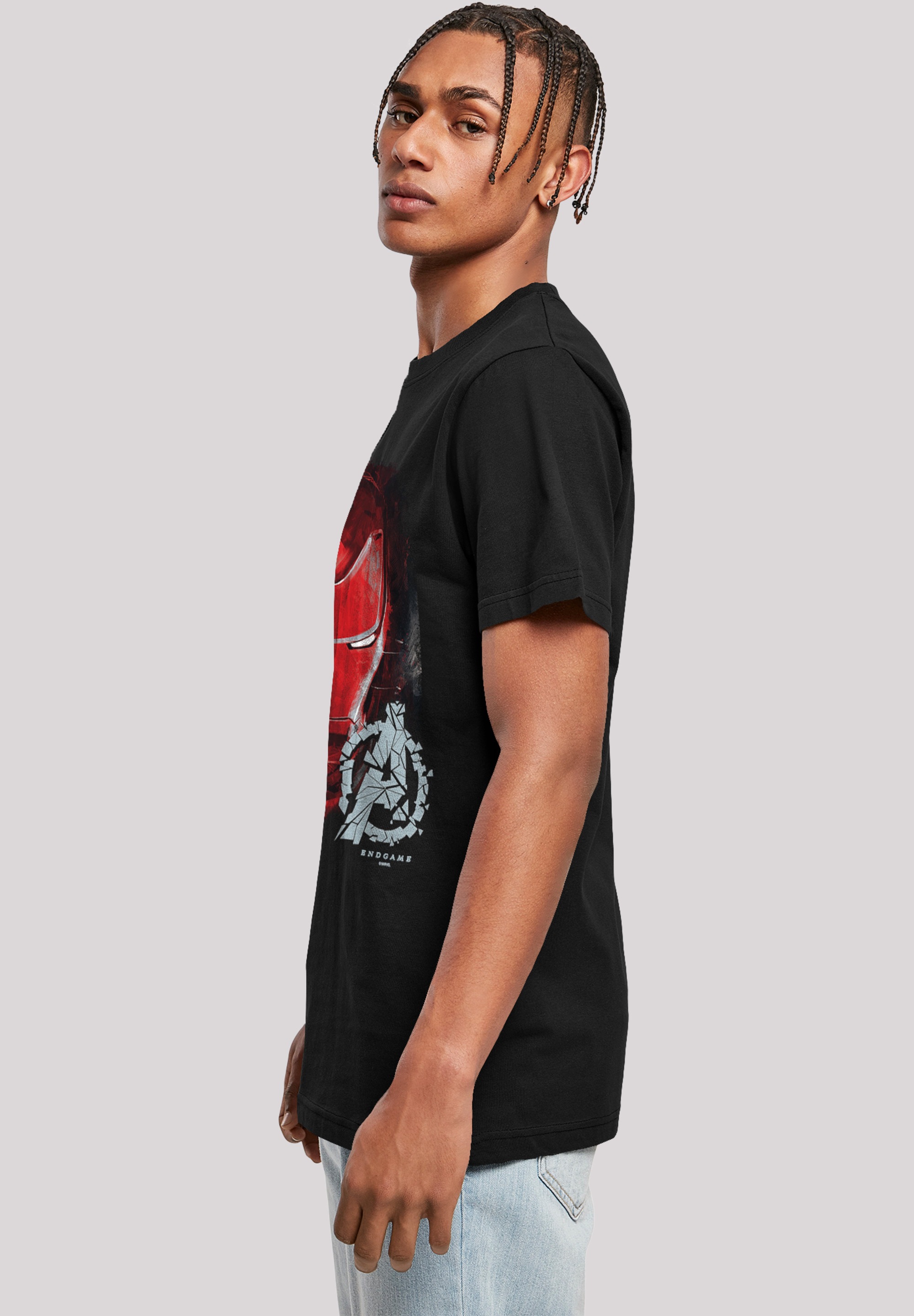 F4NT4STIC T-Shirt »Marvel Avengers Endgame Iron Man Brushed«, Herren,Premium Merch,Regular-Fit,Basic,Logo Print