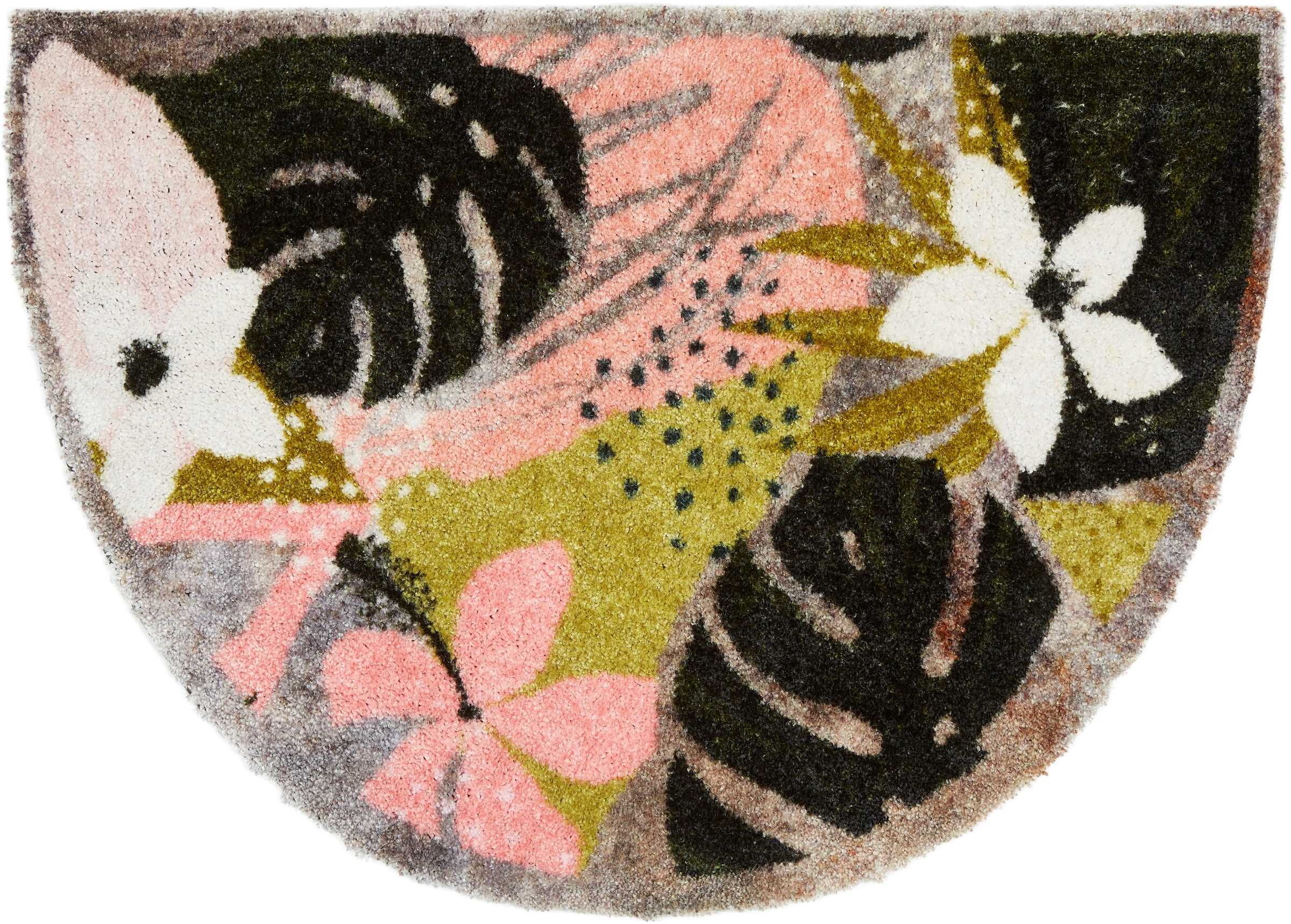 ASTRA Fußmatte "Pure&Soft 013" halbrund 7 mm Höhe Sauberlaufmatte, weiche O günstig online kaufen