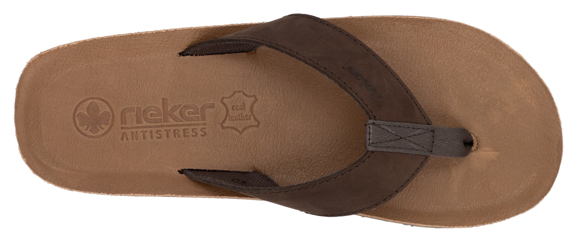 Rieker Zehentrenner, Sommerschuh, Strandschuh, Badeschuh, Poolslide mit Zehensteg