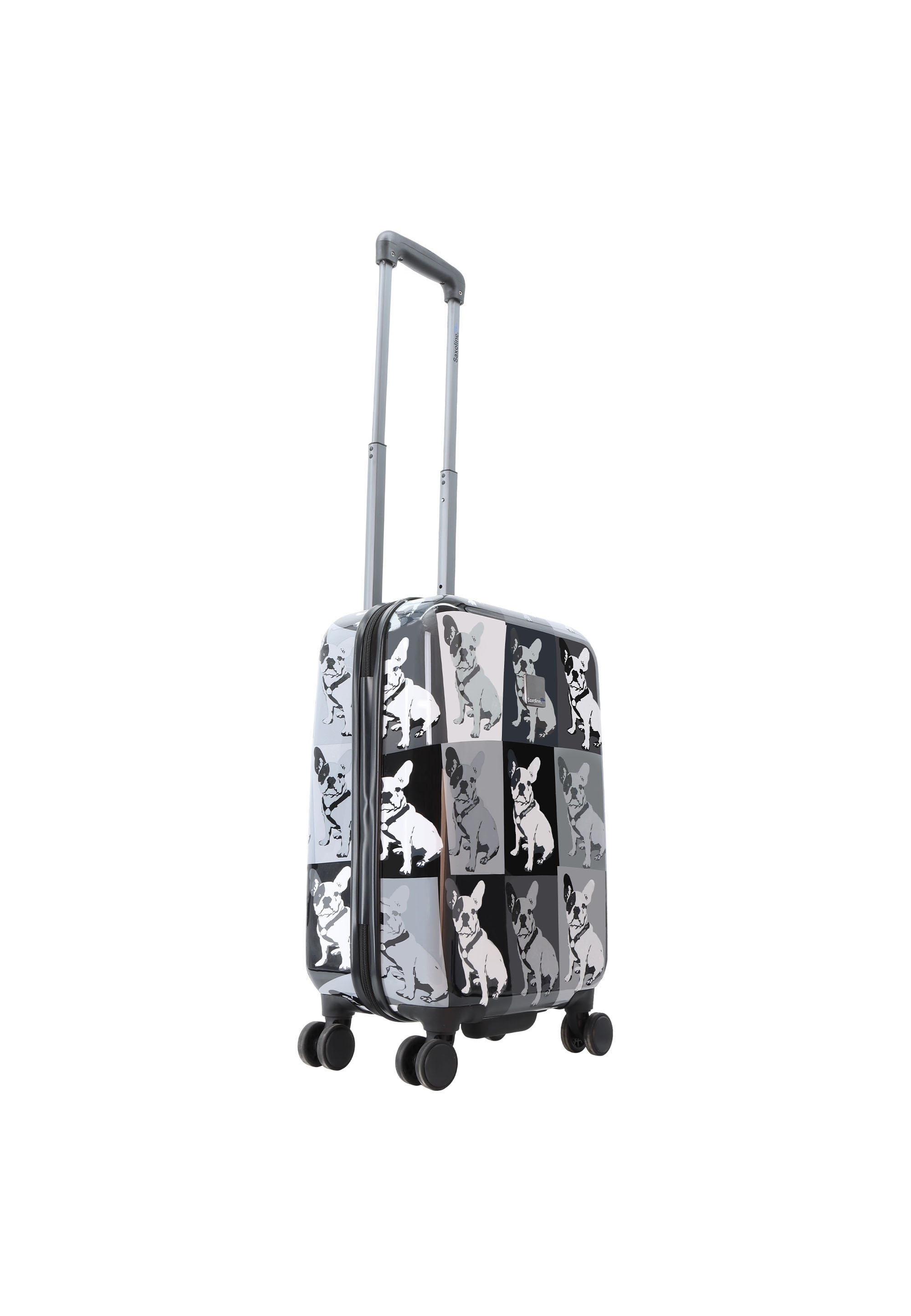 Saxoline® Koffer »Bulldog Monochrome«, aus ABS-Materialien