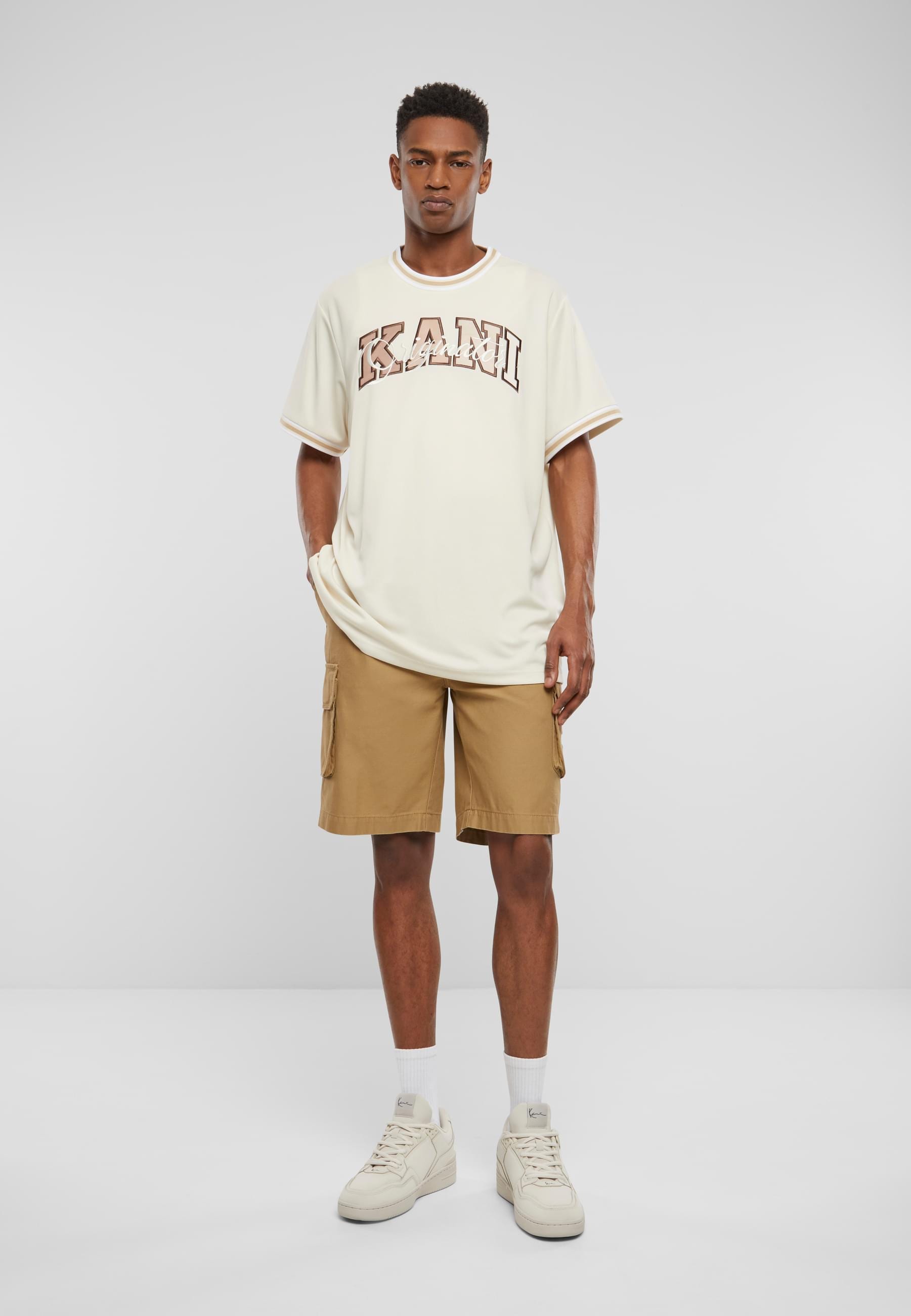 Karl Kani Cargoshorts »Karl Kani Herren Retro Washed Cargo Shorts«, (1 tlg.)