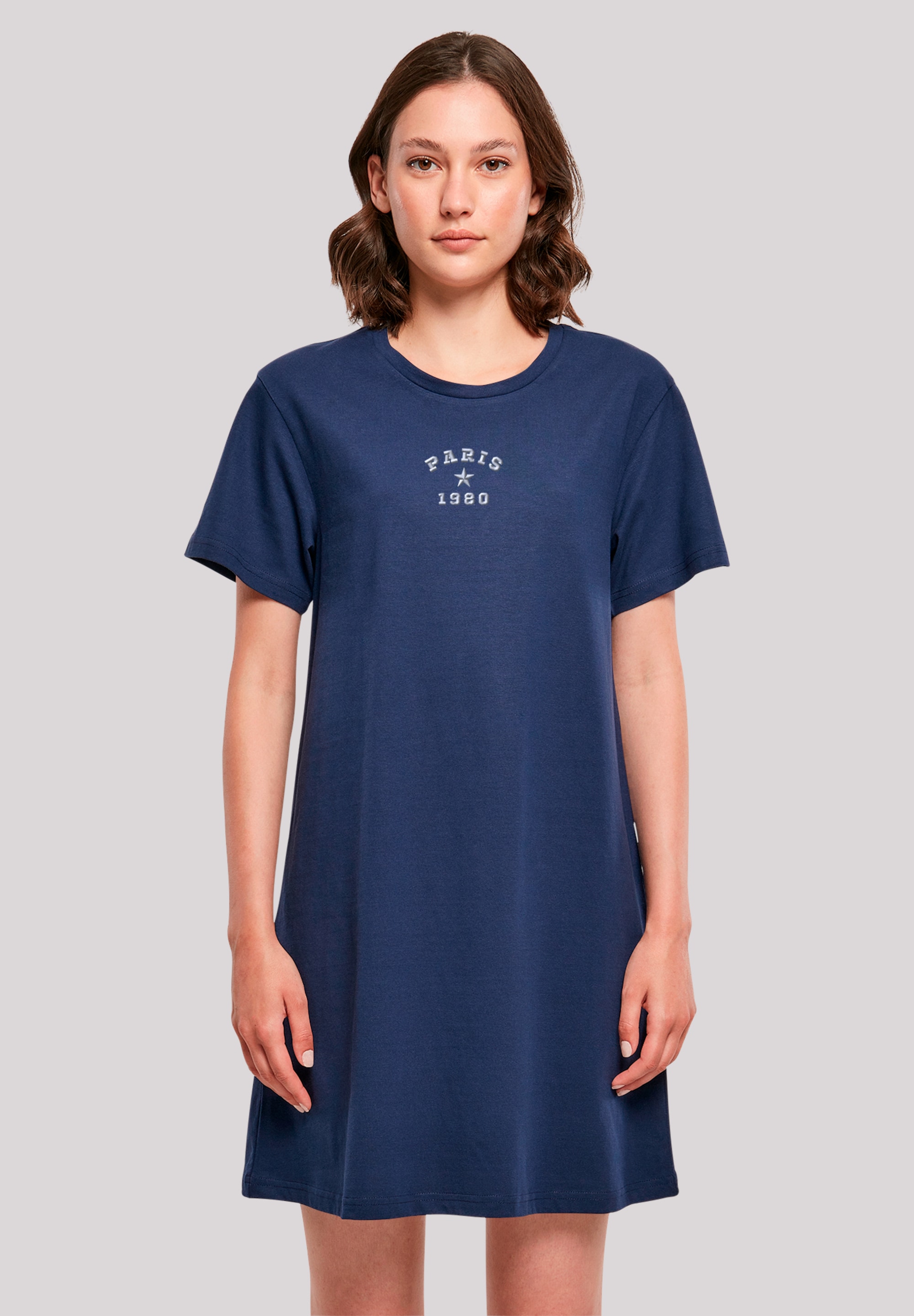 F4NT4STIC Shirtkleid "Paris 1980 Bestickt", Premium Qualität günstig online kaufen