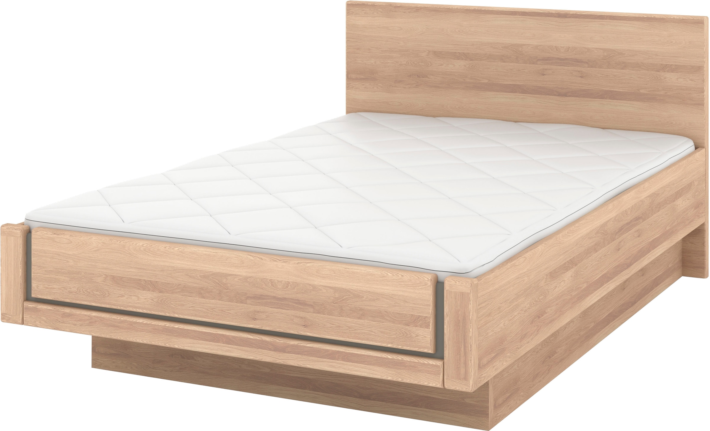 Musterring Holzbett "Sorrent, Bettgestell, Bettrahmen, teilmassiv Eiche", ( günstig online kaufen