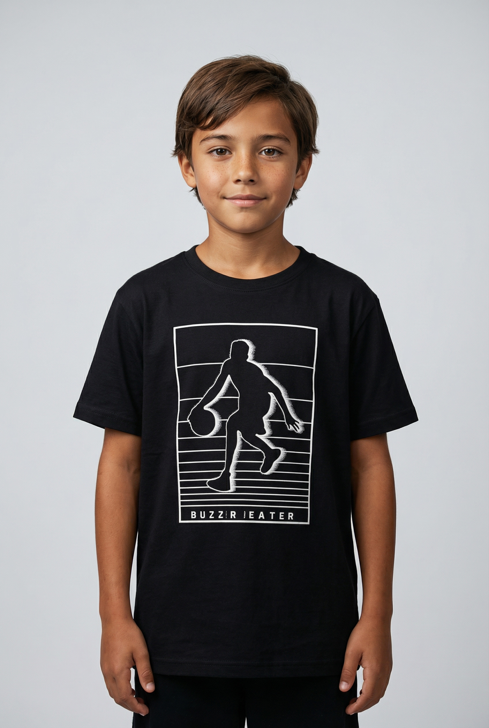 KIDSWORLD T-Shirt »2er Pack T-Shirts Basketball« Packung, 2, 2 tlg. sportlicher Stil, Kurzarm, bedruckt, aus Baumwolle