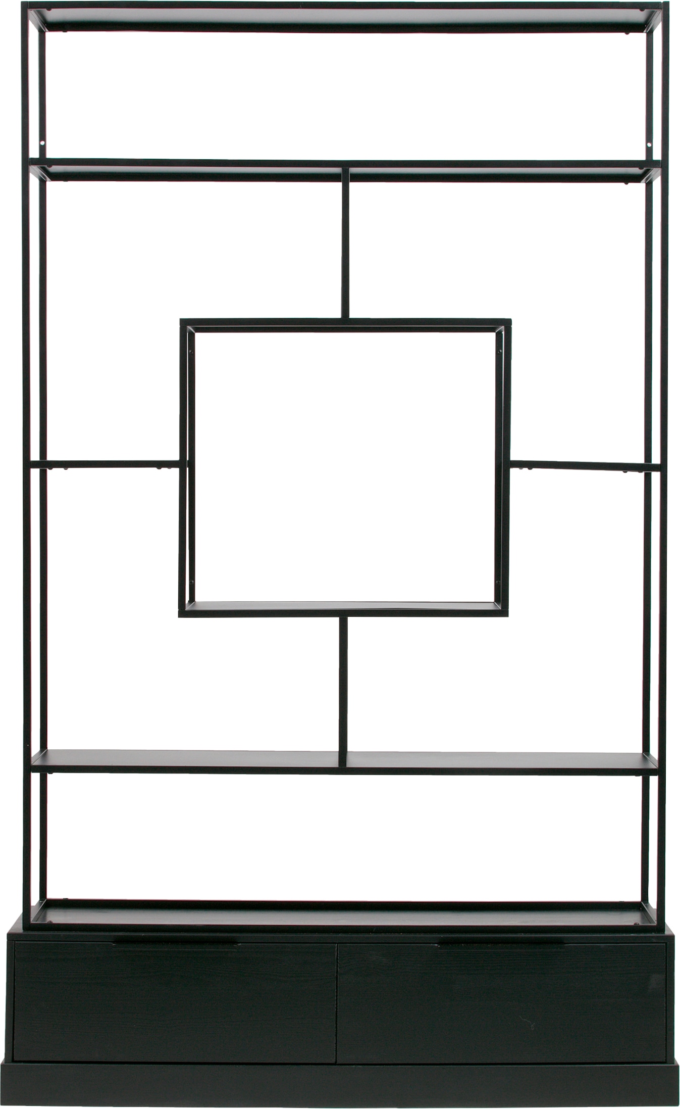 WOOOD Vitrine "Fons", H 204 cm / B 120 cm / T 35 cm