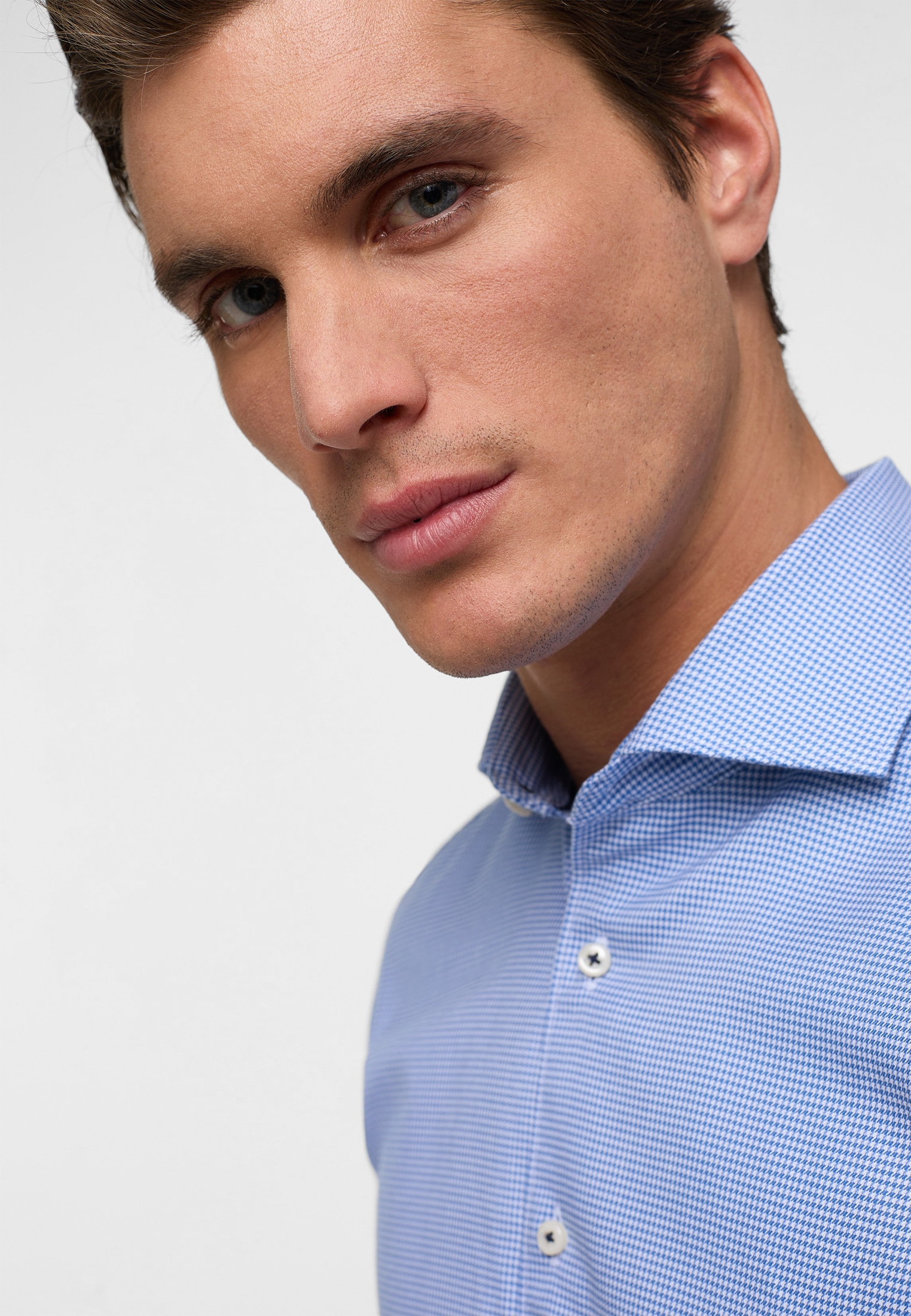 Eterna Langarmhemd »SLIM FIT«, EASY IRON (bügelleicht)