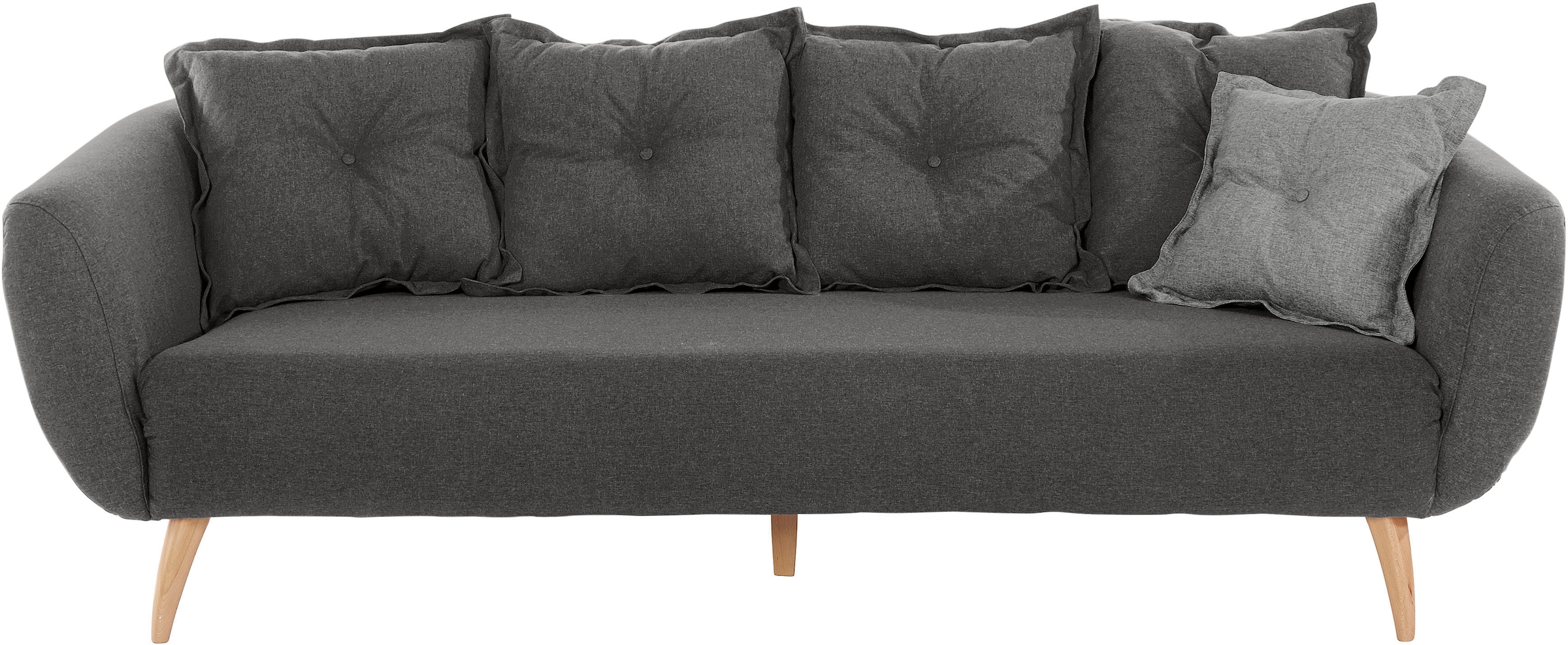 Home affaire 3-Sitzer »Baggio modern und romantisches Design, bequem« Zierkissen inklusive