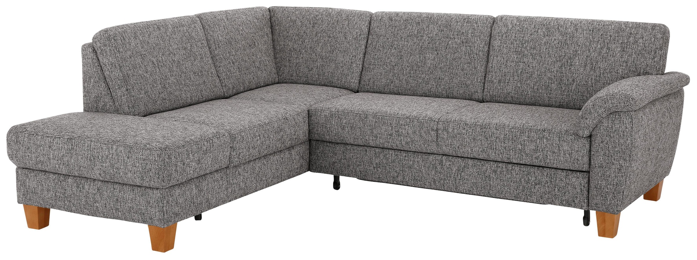 Home affaire Ecksofa "Alta L-Form" mit Federkern und Kontrastnaht, Füße Buc günstig online kaufen