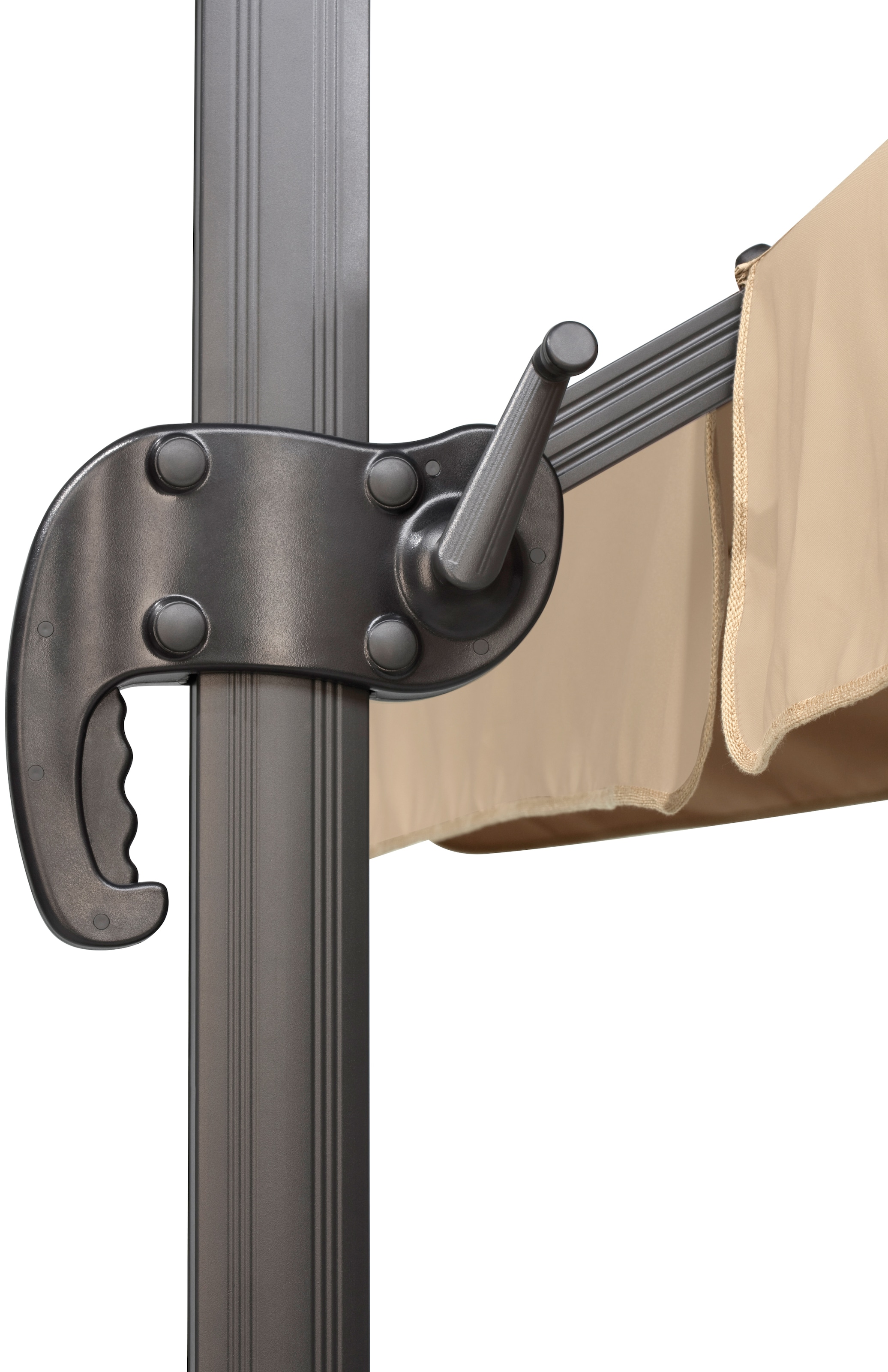 Schneider Schirme Ampelschirm »Rhodos«, mit Schutzhülle und Schirmständer, ohne Wegeplatten