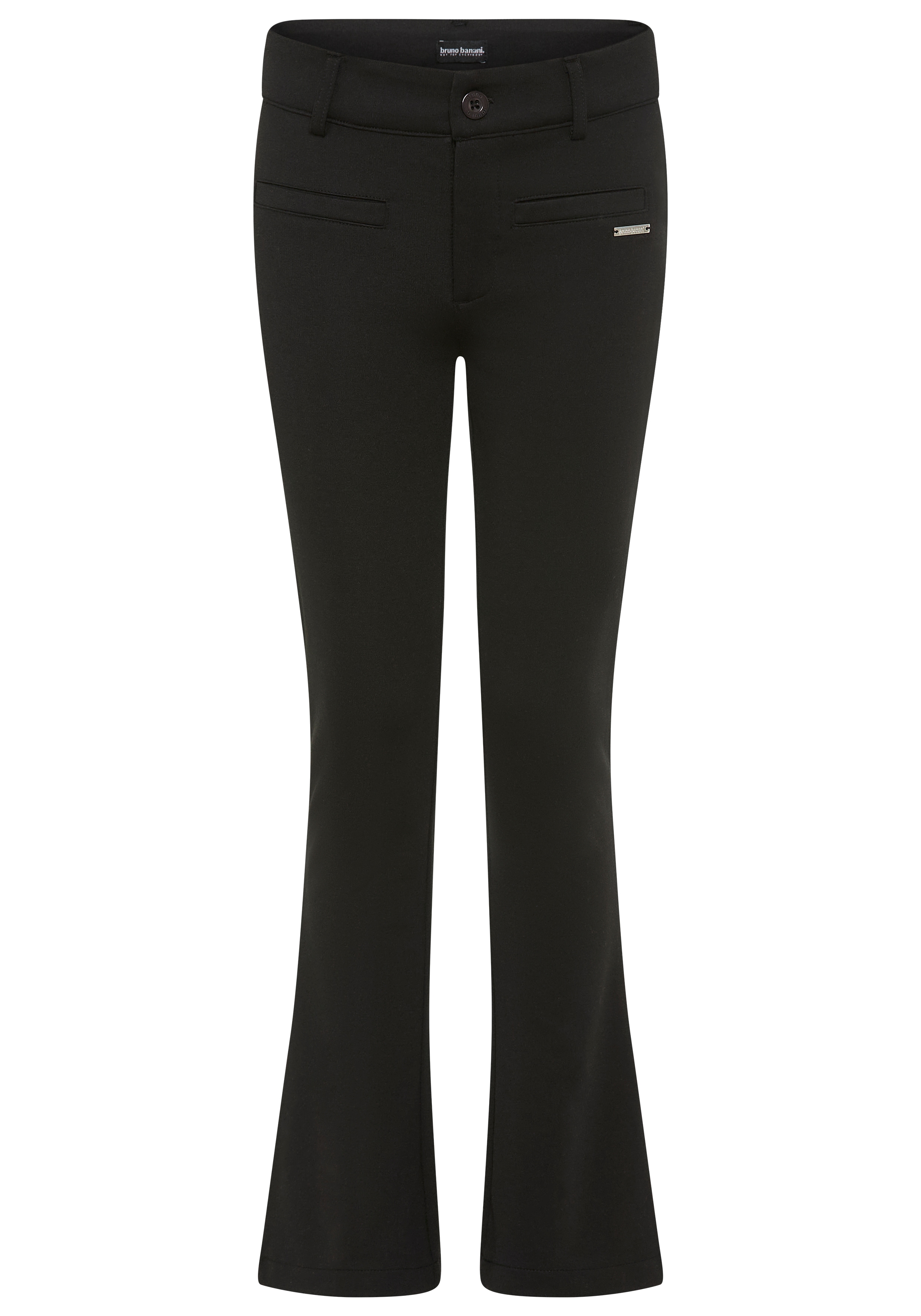 Bruno Banani Bootcuthose "Schlaghose, trendige Stretchhose in Milano-Ware, für Mädchen" Für TEENS. Bootcut-Hose