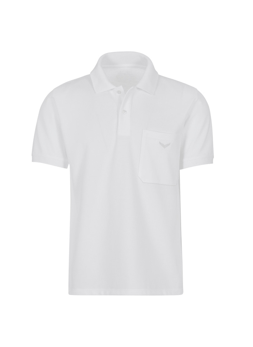 Trigema Poloshirt "TRIGEMA Polohemd mit Brusttasche" 1 Stk. tlg. günstig online kaufen