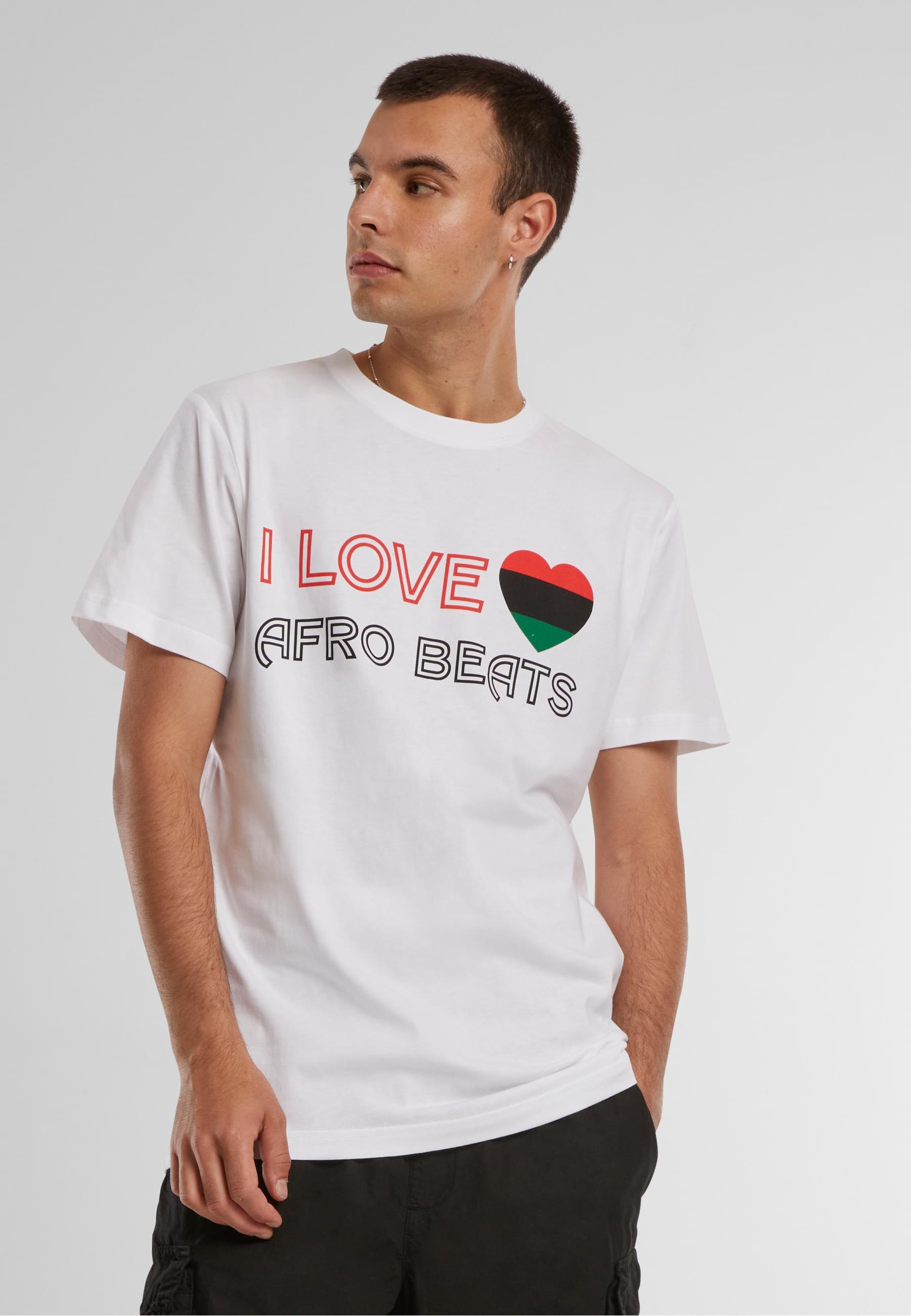 MisterTee Kurzarmshirt »MisterTee Herren I Love Afrikanische Beats Tee«, (1 tlg.)