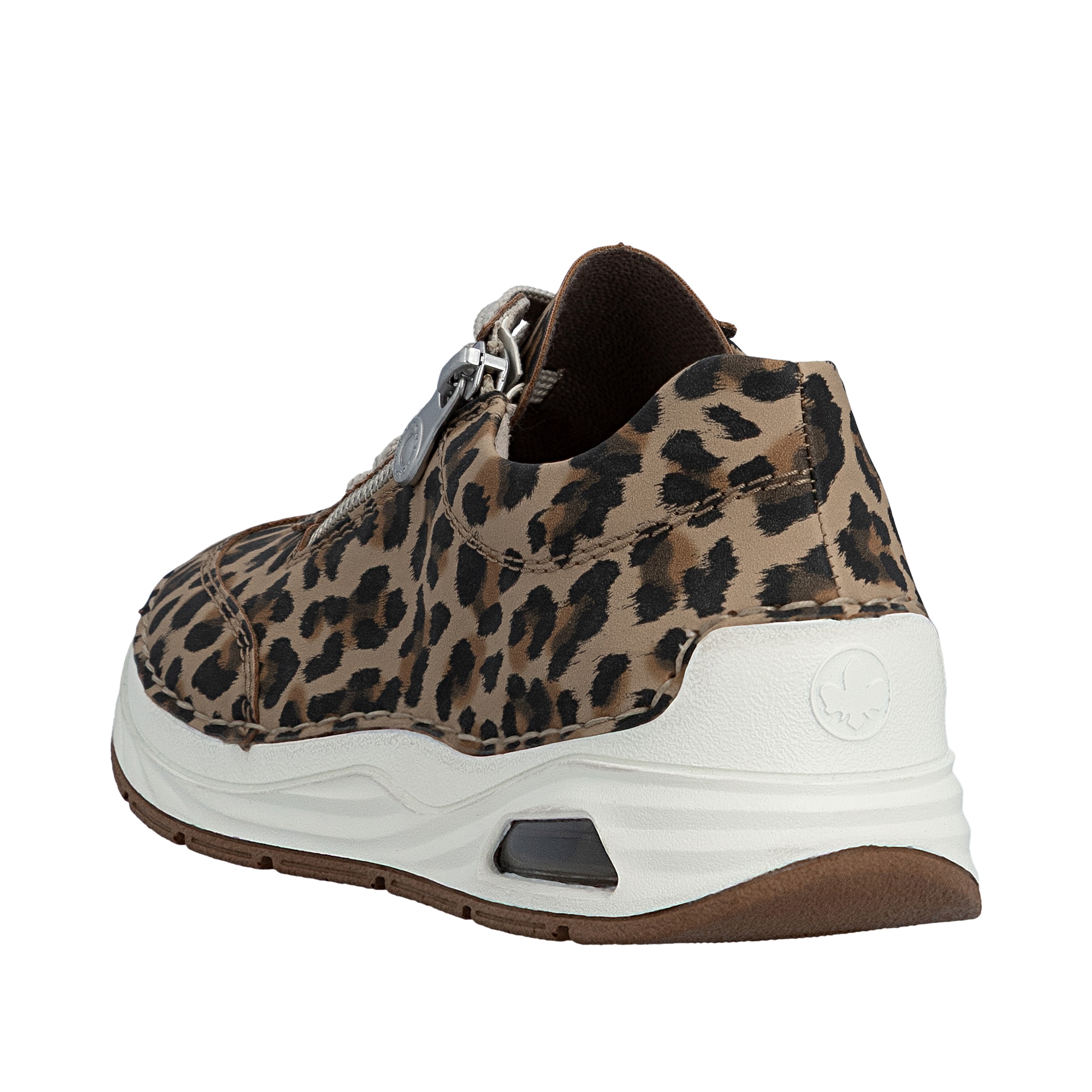 Rieker Sneaker  Schnürschuh, Halbschuh Freizeitsneaker im leo-Look