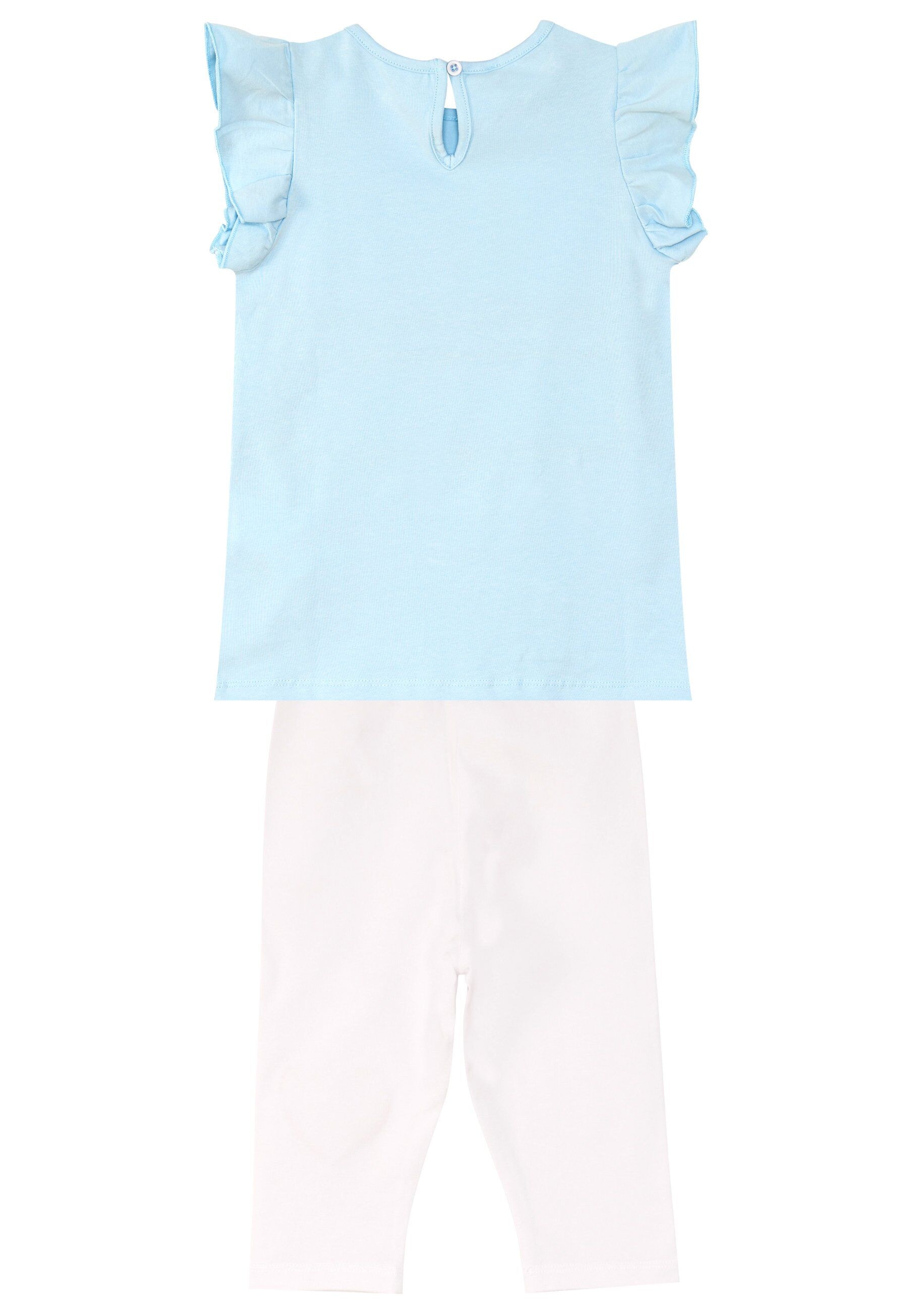 Denokids Hausanzug »Cat in Bag« 2 tlg. mit niedlichem Katzen-Print