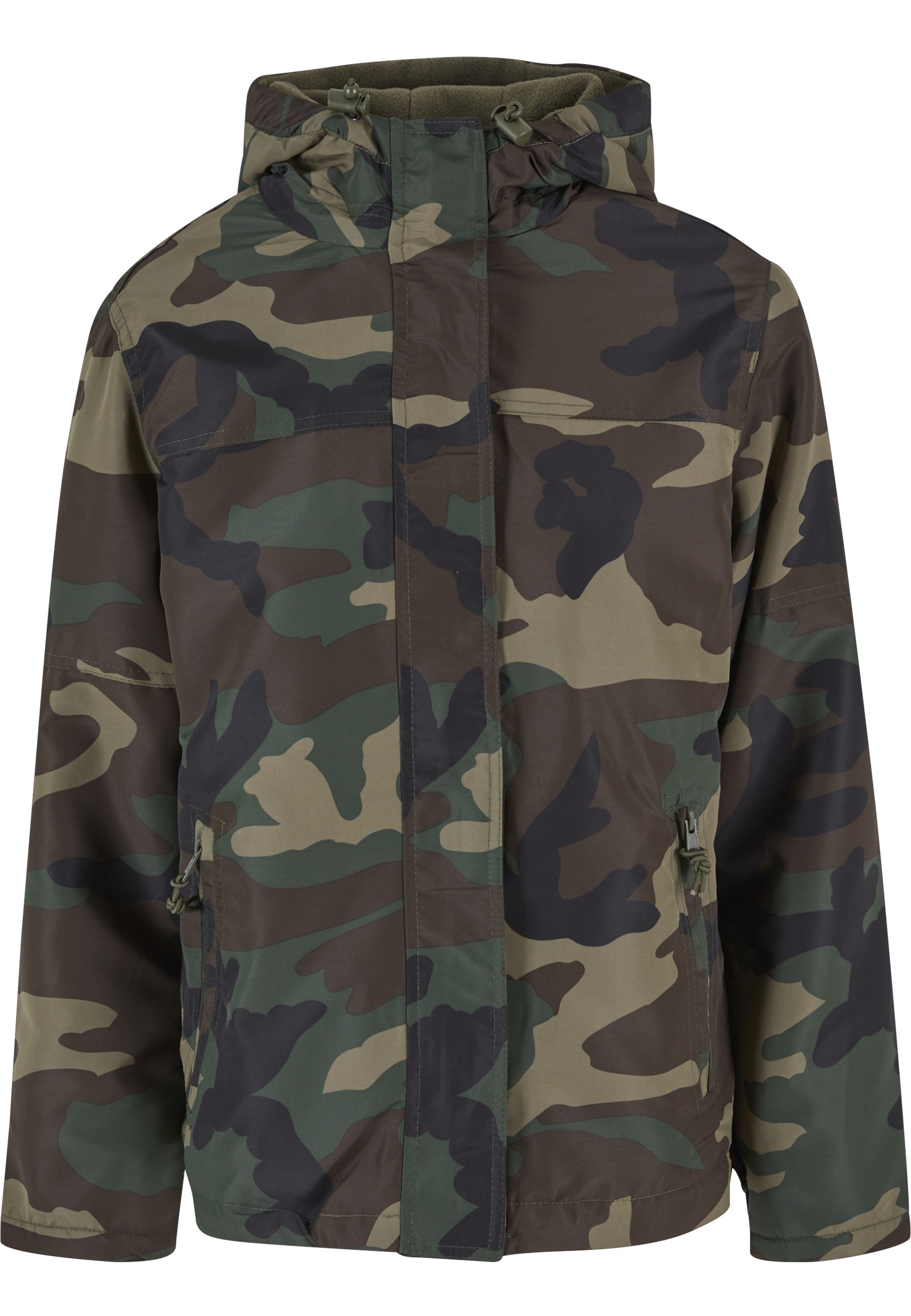 Brandit Allwetterjacke "Brandit Damen Ladies Windbreaker Frontzip" 1 Stk. tlg. mit Kapuze