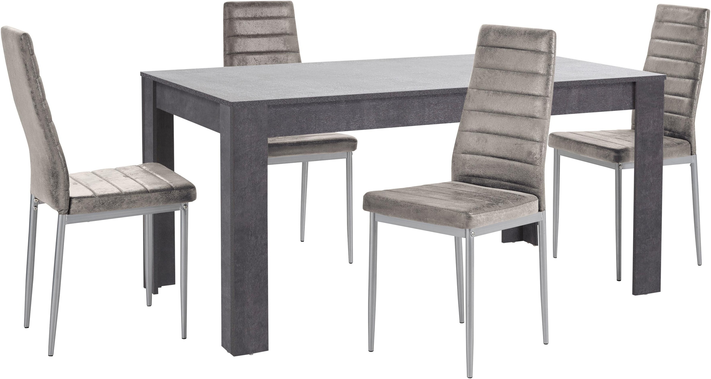 INOSIGN Essgruppe "Lynn160/Kate" Set, 5 Stk. tlg. Tisch mit 4 Stühlen günstig online kaufen