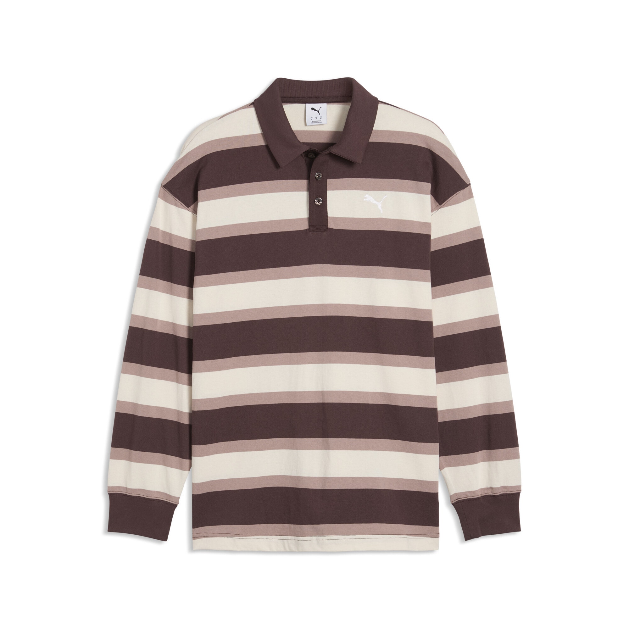 PUMA Poloshirt "Wardrobe Essentials Langarm-Rugbypolo Herren" günstig online kaufen