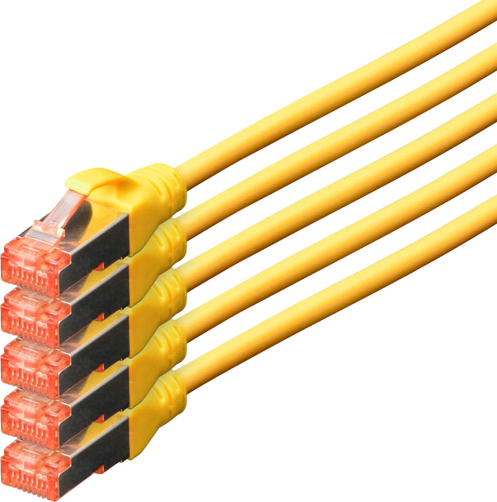 Digitus LAN-Kabel »Twisted Pair Patchkabel - Kategorie 6A Klasse EA - S/FTP«, RJ-45 (Ethernet), 1000 cm