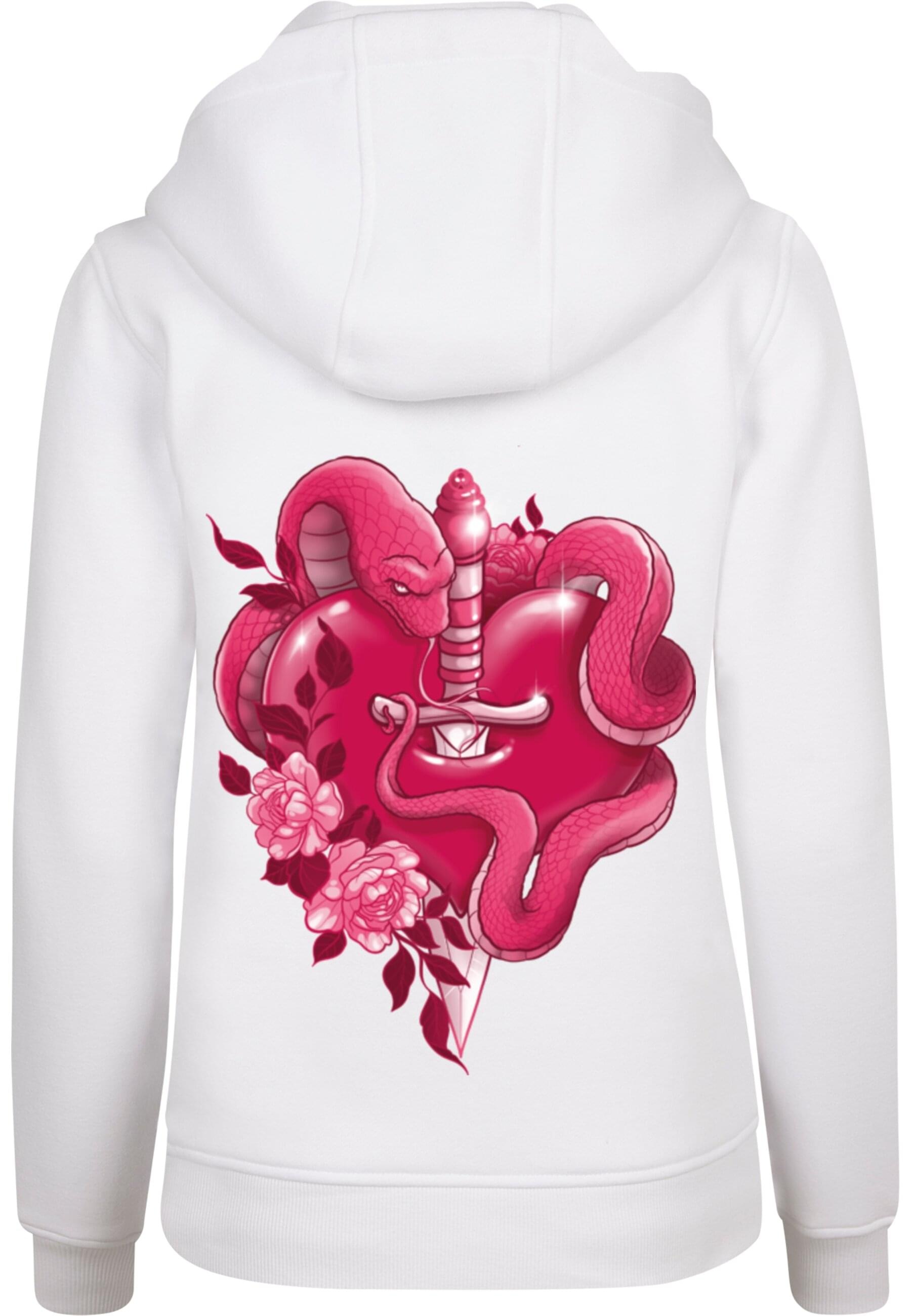 Miss Tee Kapuzenpullover »Miss Tee Damen Snakes Heart Hoody« 1 Stk. tlg.