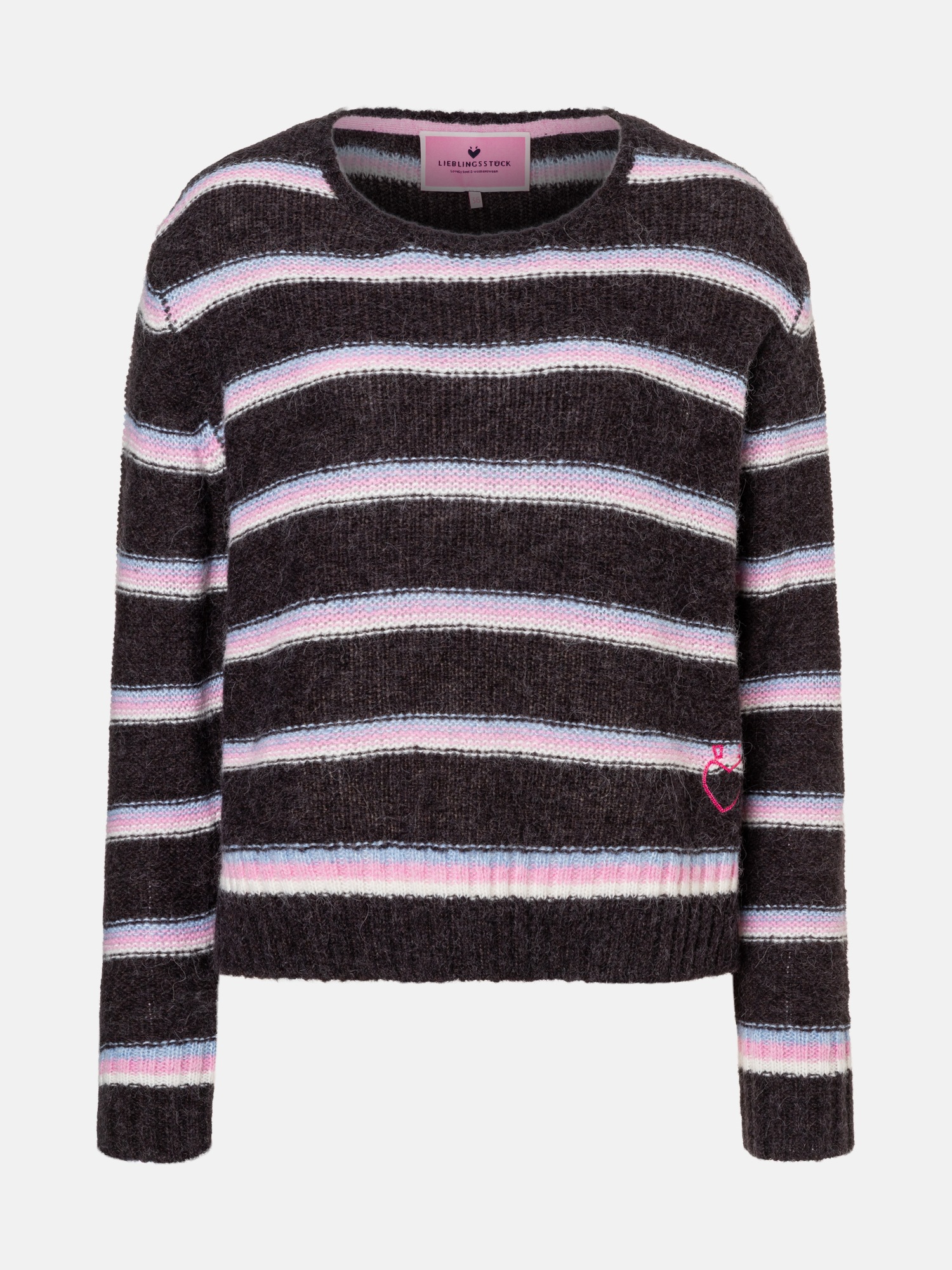 Lieblingsstück Streifenpullover »AmairaL« mit Alpakawolle und Wolle