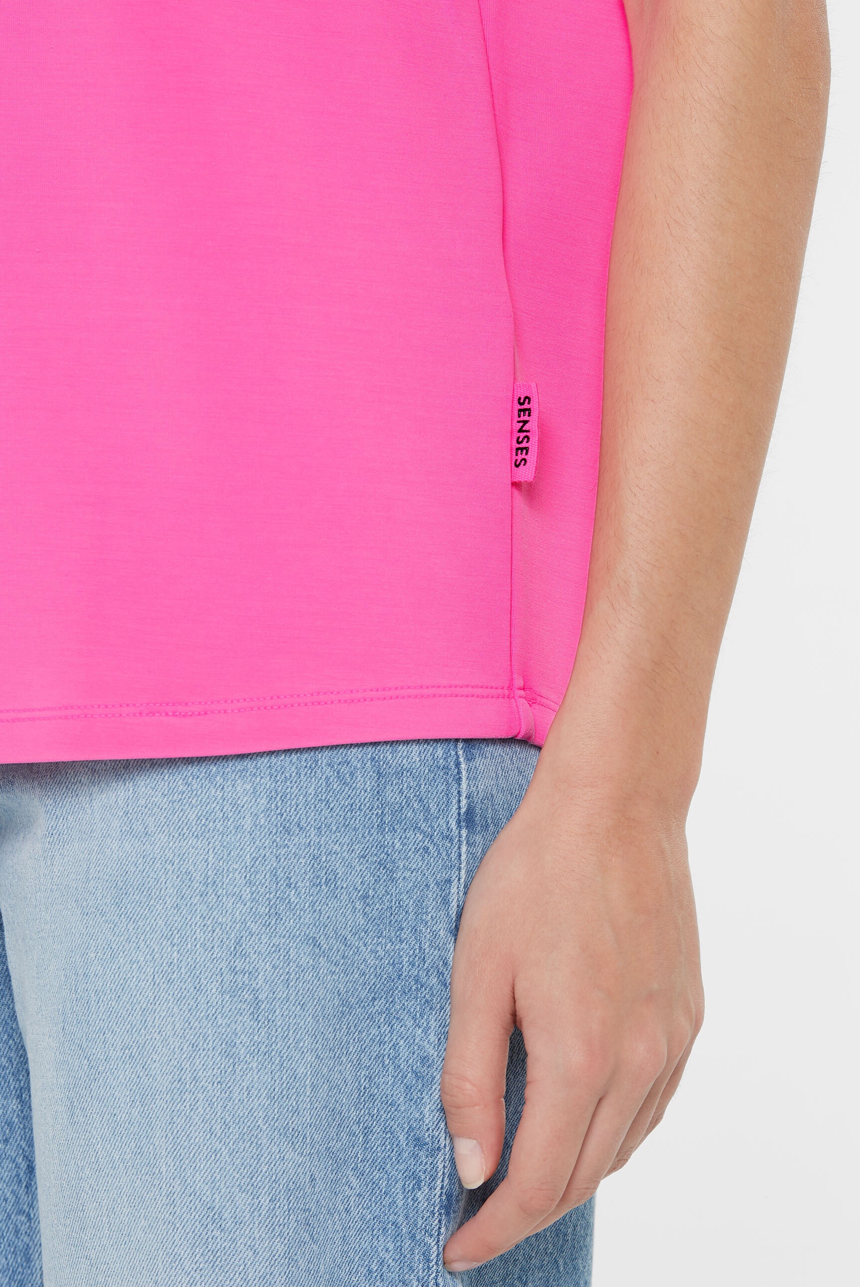 SENSES.THE LABEL Rundhalsshirt, mit Fledermausärmel
