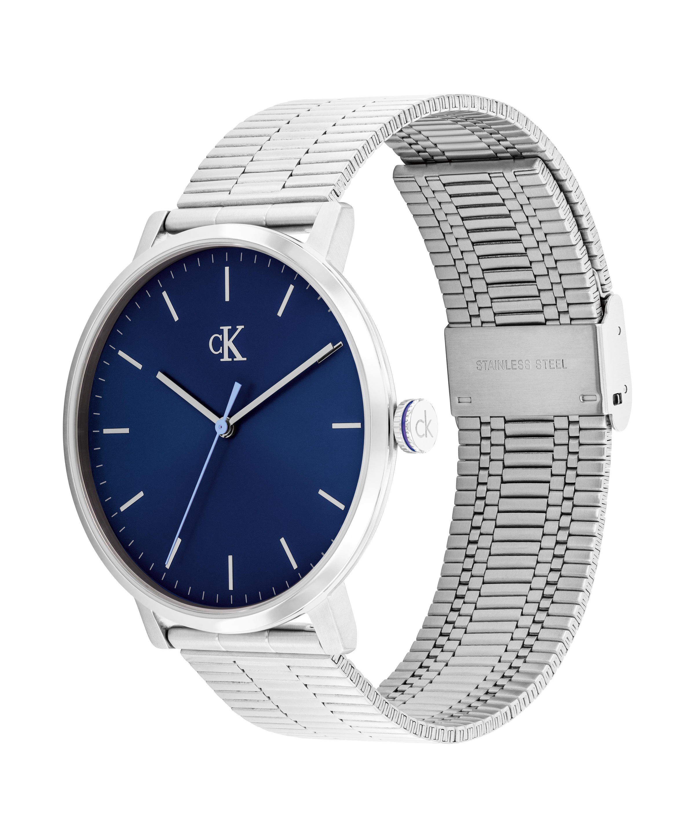 Calvin Klein Quarzuhr »CK REAL« Armbanduhr, Herrenuhr, Edelstahlarmband, analog