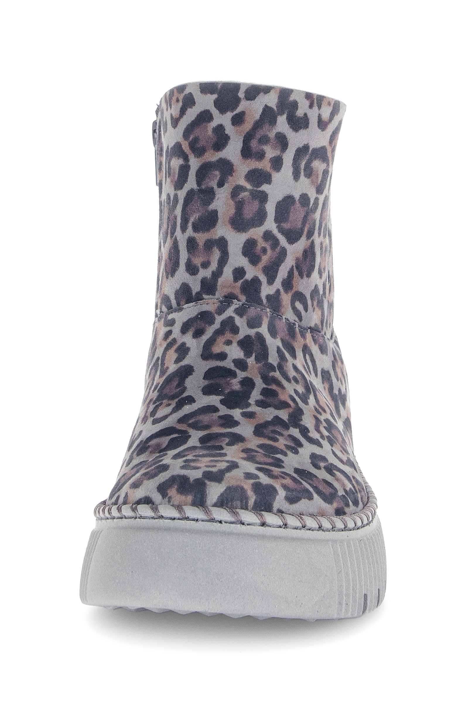 Gabor Women's Winter Ankle Boots Gray Leopard Size 37 5