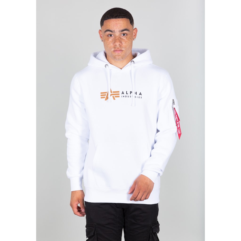 Alpha Industries Hoodie »Alpha Industries Men Sweats & Hoodys Alpha Label Hoody« Alpha Industries Hoodie »Alpha Industries Men Sweats & Hoodys Alpha Label Hoody«