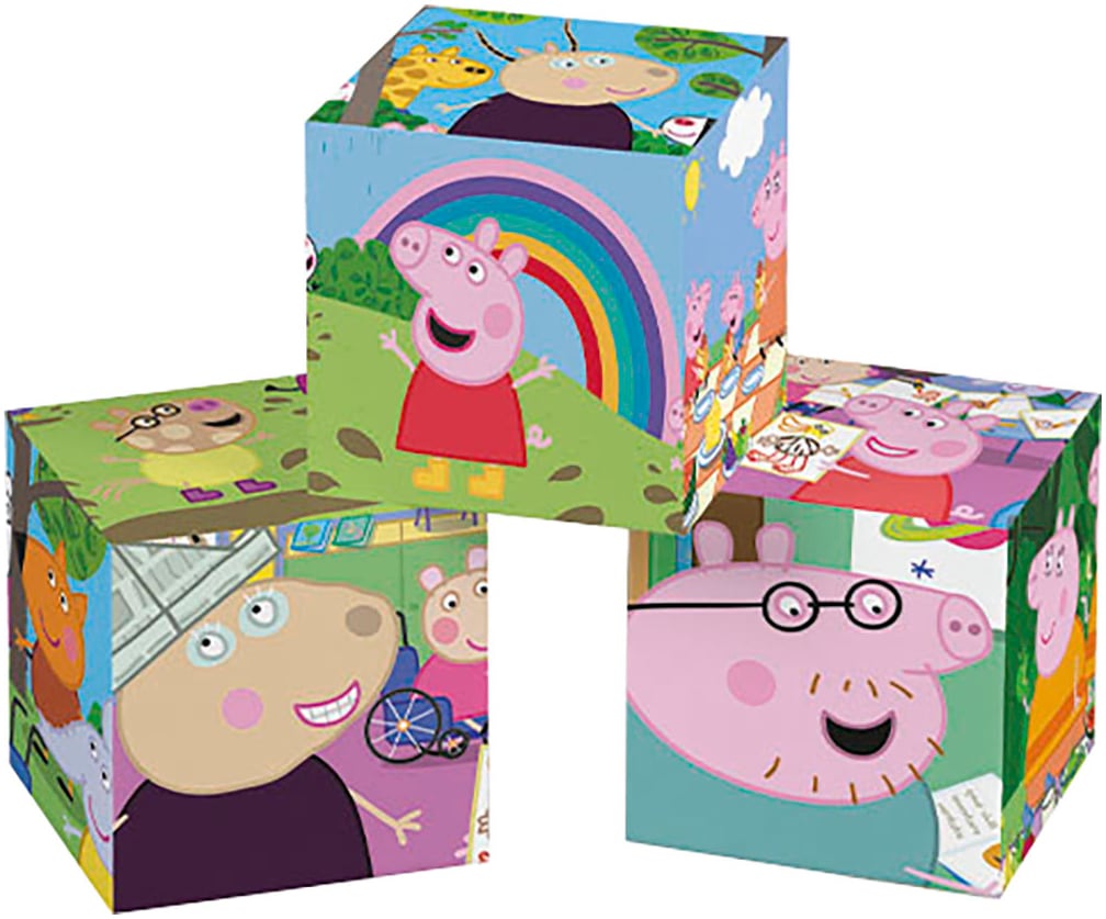 Clementoni® Würfelpuzzle »Peppa Pig«, Made in Europe; FSC® - schützt Wald - weltweit