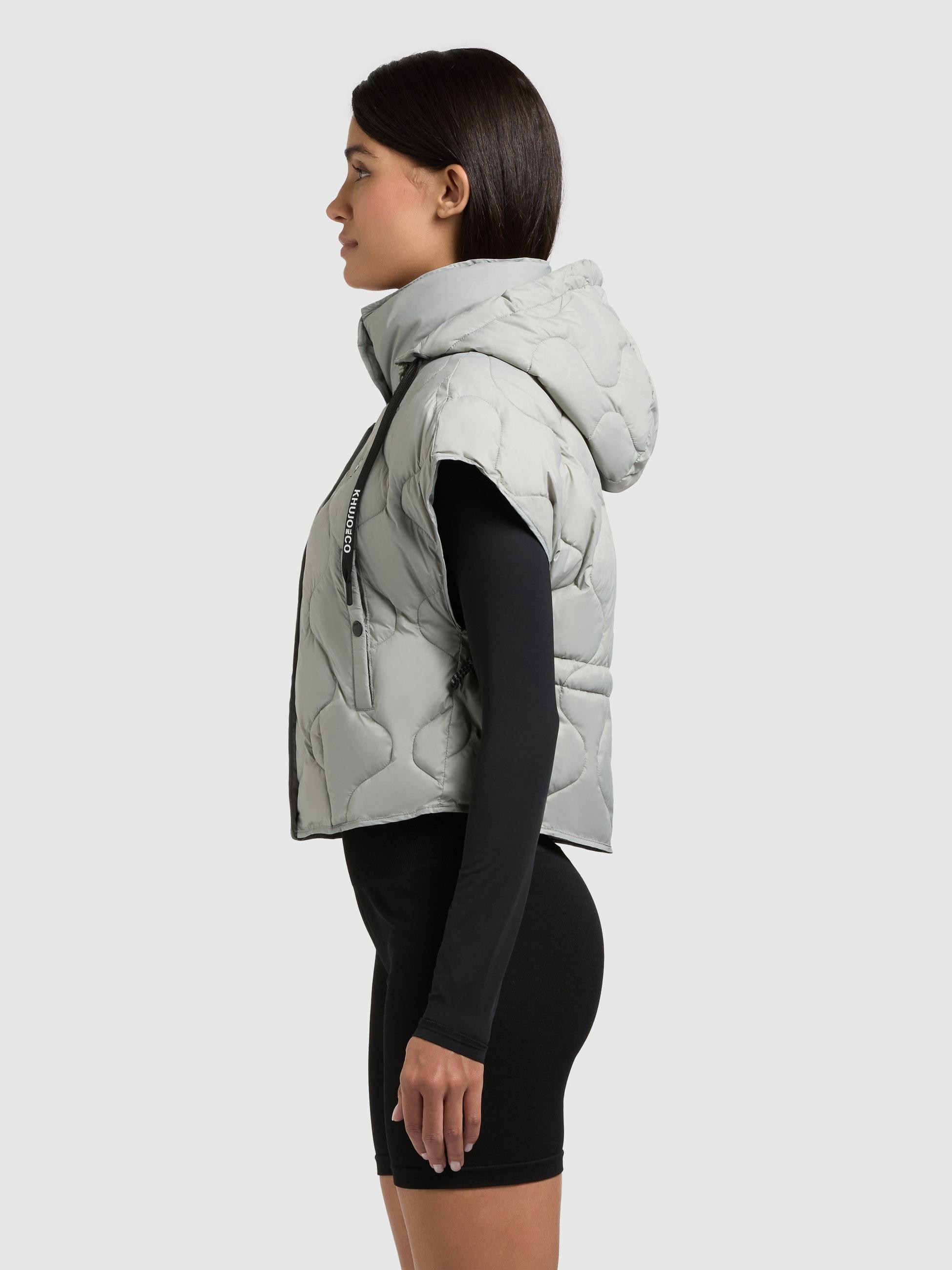 khujo Funktionsweste »Ninga« 1 Kurze leicht Steppweste mit Kapuze